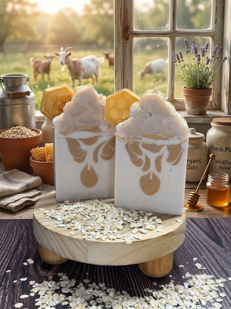 Oatmeal Milk & Honey Goat Milk Soap