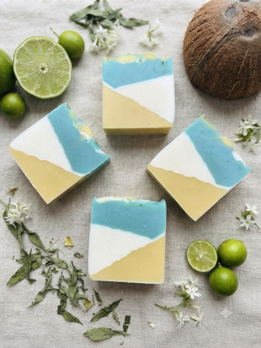Coconut Lime Verbena Goat Milk Soap