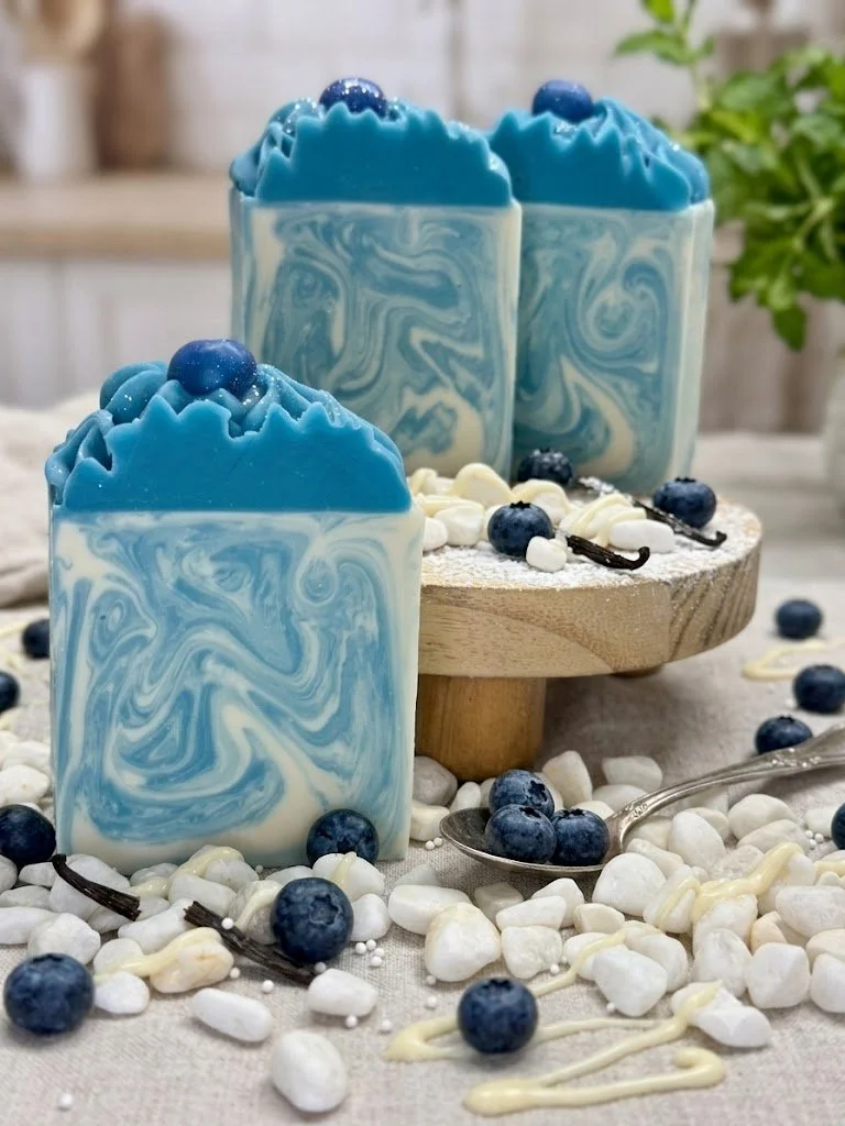 Blueberries & Cream Goat Milk Soap