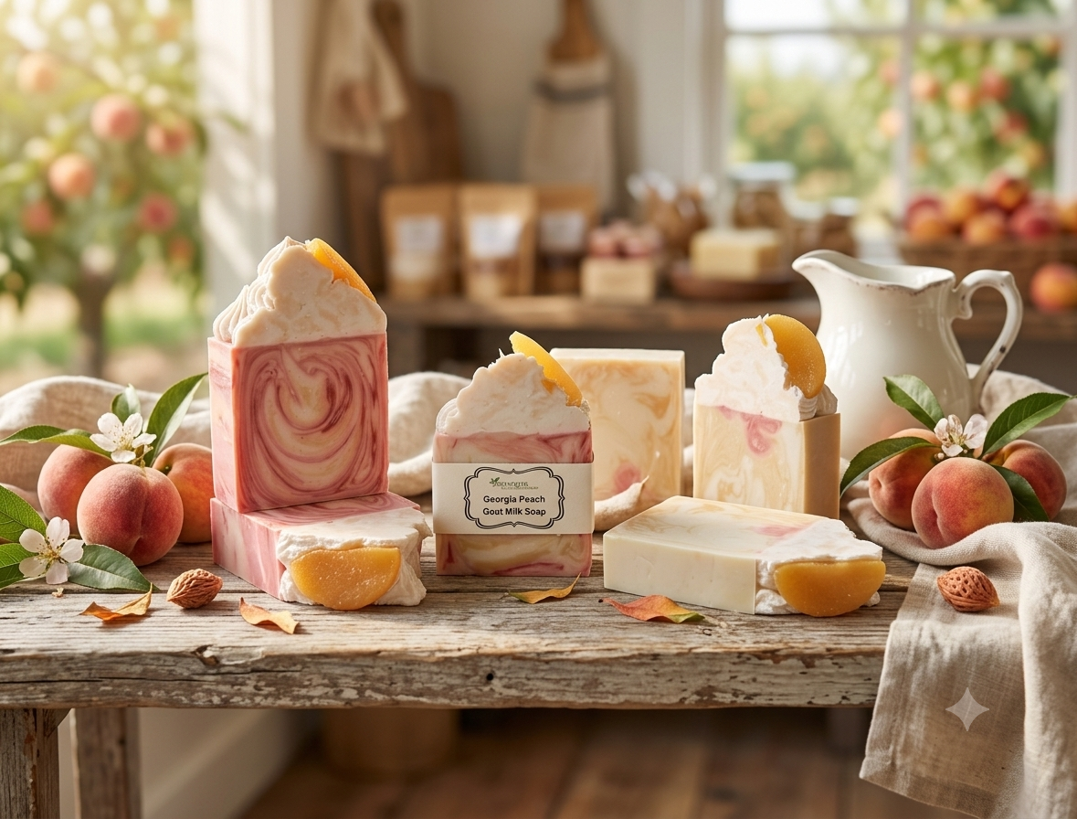 Georgia Peach Goat Milk Soap