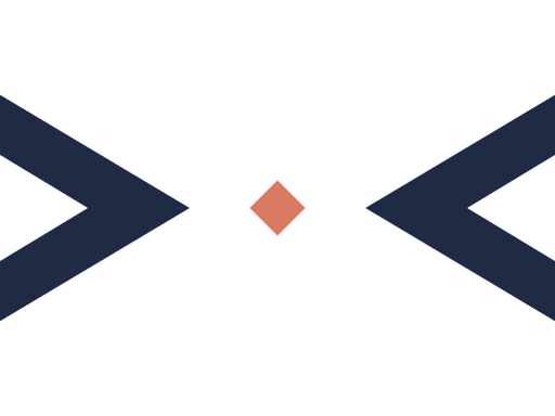 A geometric icon for "Geopolitics" where two chevrons converge on a single point.