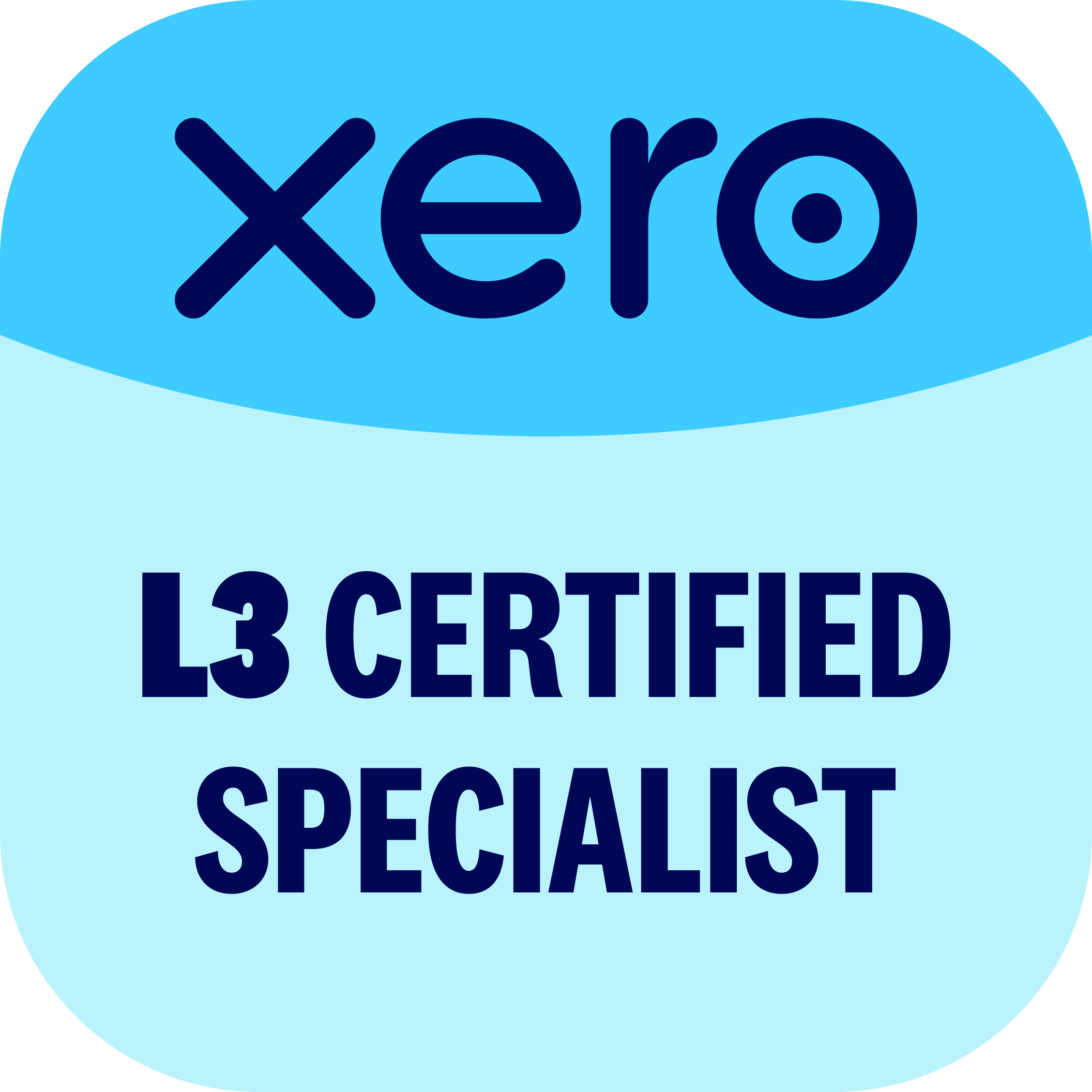 Xero Level 3 Certified Specialist badge