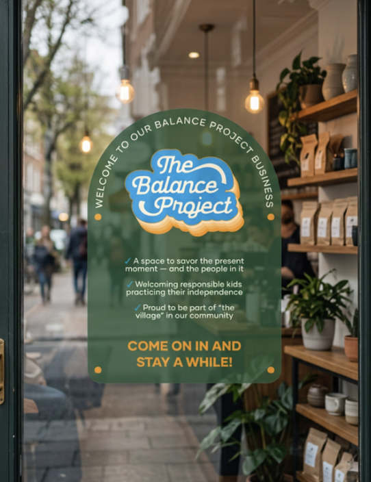 Local TBP Business Window Cling