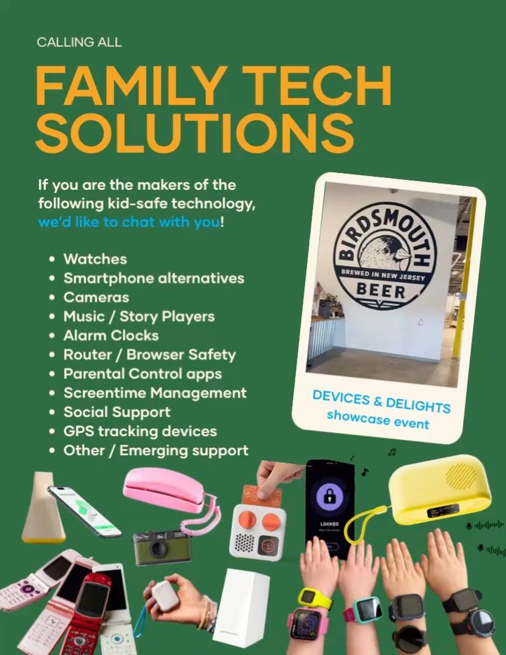 The Balance Project is looking to collaborate with companies creating healthier technology solutions for children and families. 

We are scaling our popular Devices &amp; Delights alternative showcase event to be easily accessible to all 300 of our c