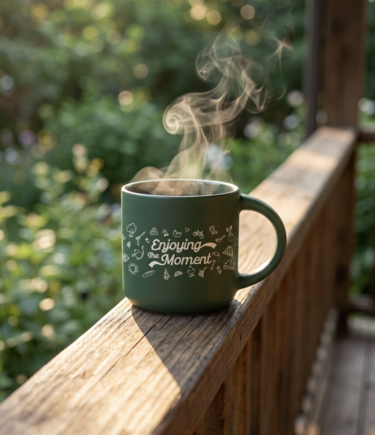 'Enjoying the Moment' Mug