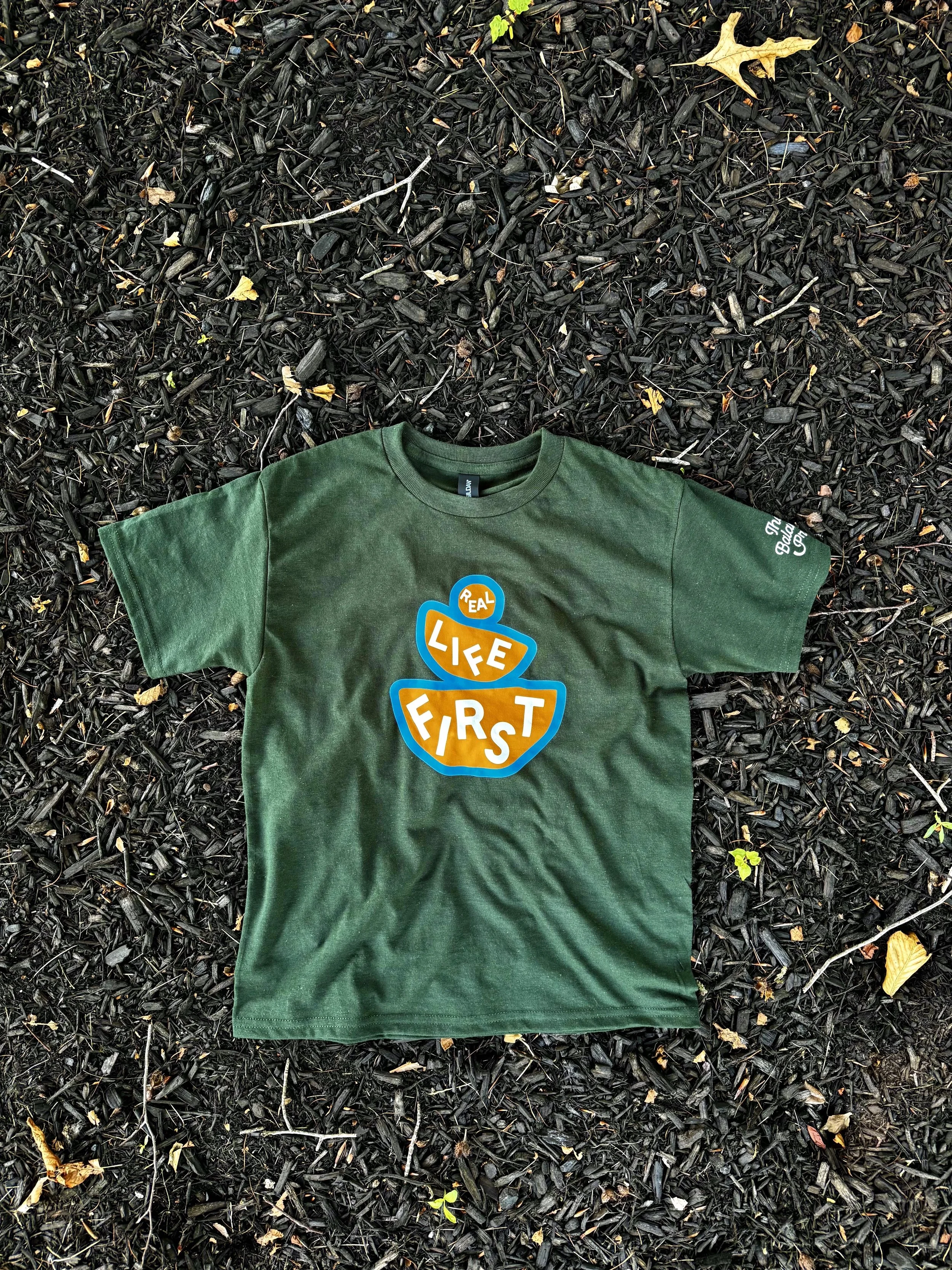 'Real Life First' Kids Tee