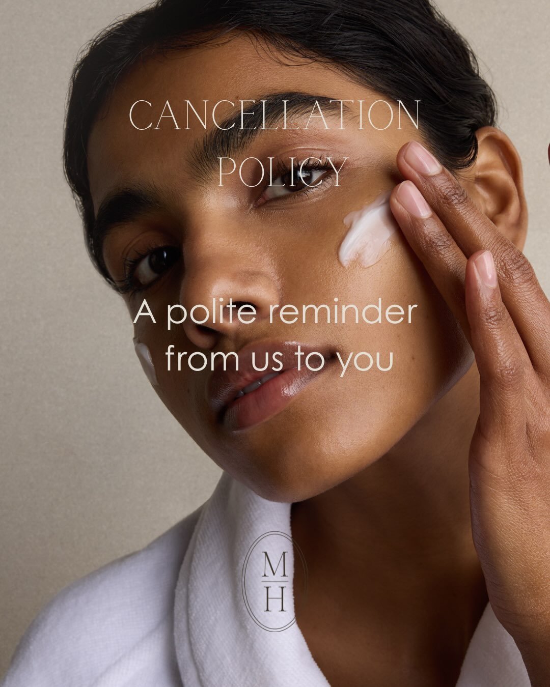 As a small, family-run salon, every appointment matters to us &mdash; and to your therapist.
If you booked online, we operate a 48-hour cancellation policy &mdash; your deposit will be used to cover the appointment if cancelled within this time. 
Boo