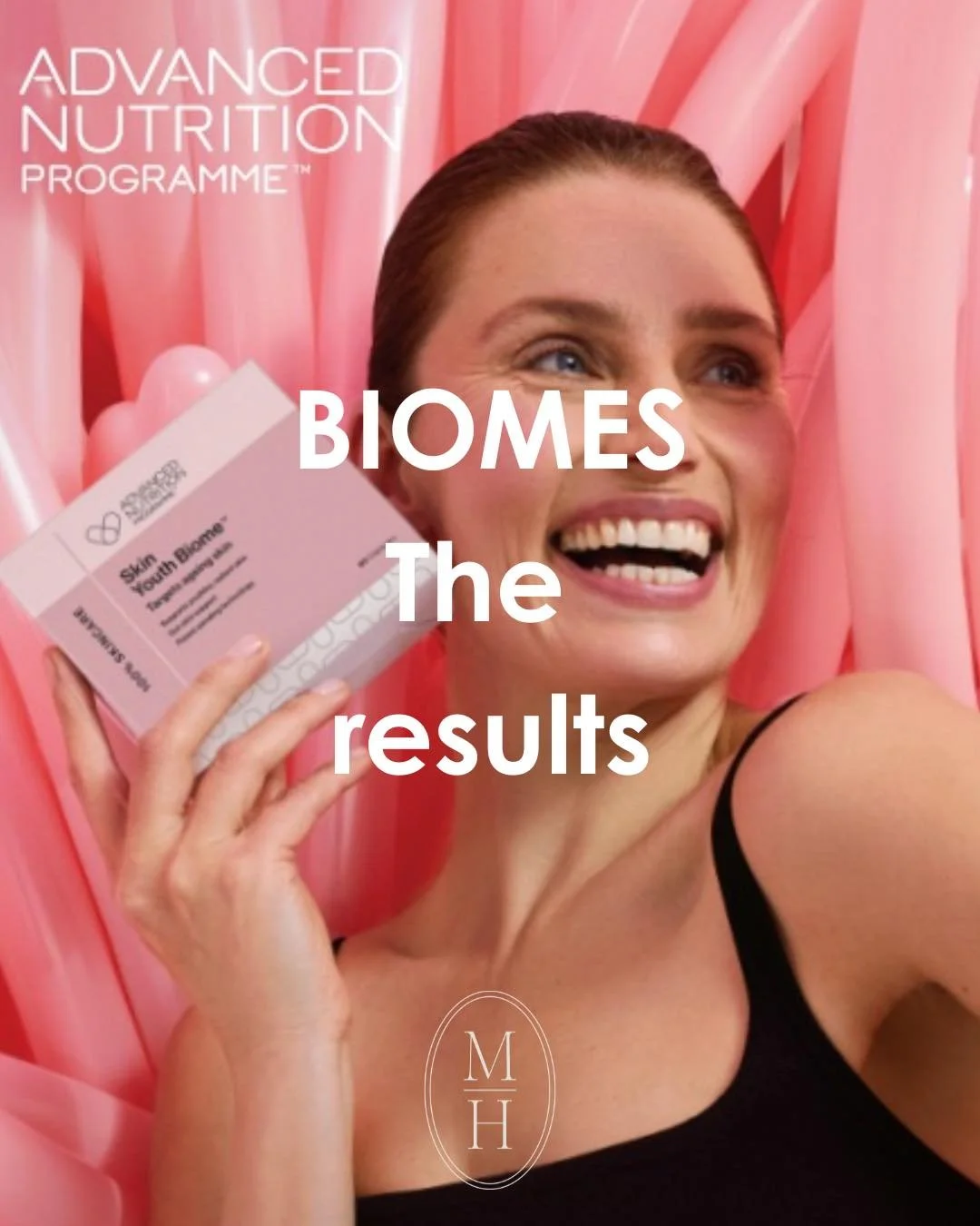 Skin Health Biome Series part 3. This week we have been running our Biome bootcamp series helping to show how our Advanced Nutrition Programme Biomes can help improve your skin. Here is the final part in the series with the proof in the pudding- THE 