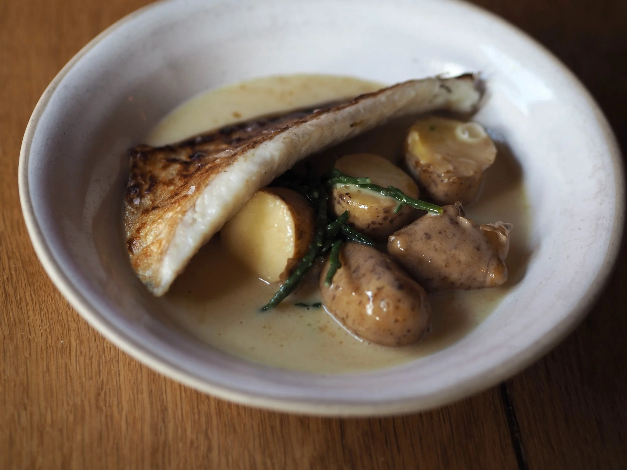 BRILL, BEURRE BLANC, PINK FIR

Soooooo good!! Let&rsquo;s go!
@nickyjcooks
