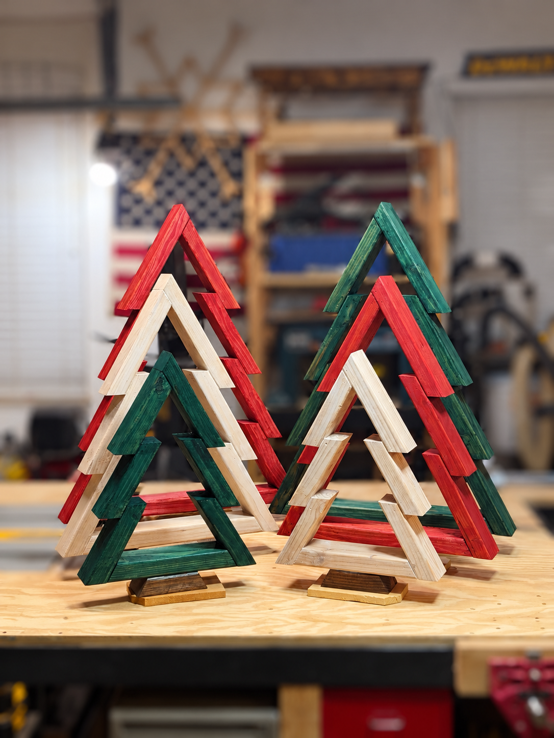 Rustic Christmas Tre-O