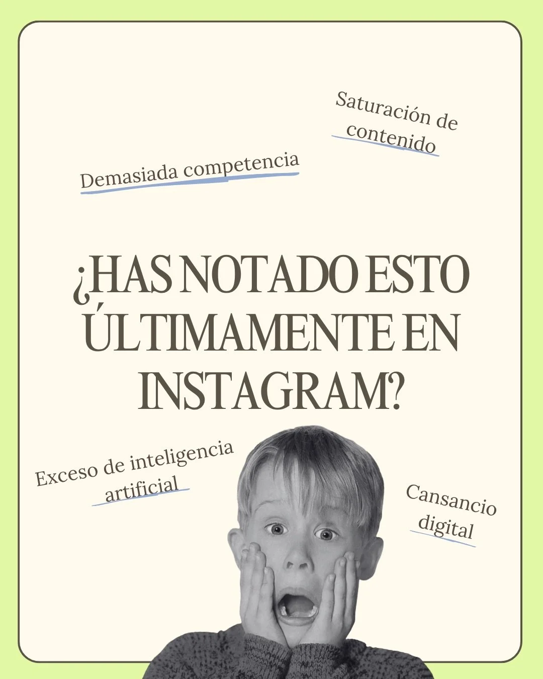 Instagram est&aacute; cambiando&hellip;otra vez😵&zwj;💫

Y seguir&aacute; cambiando&hellip; en este carrusel te resumo algunas de las novedades m&aacute;s recientes: desde nuevos criterios que usa la plataforma para decidir qu&eacute; mostrar, hasta