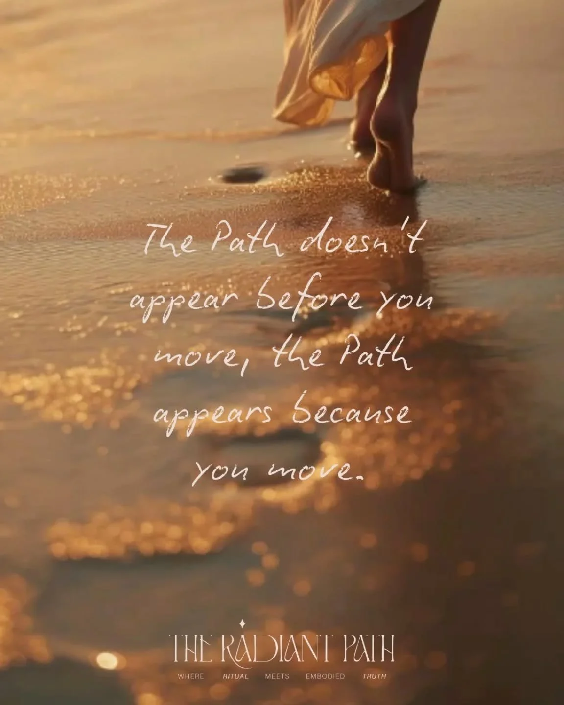 Sometimes the next step is all the path you need to see 👣