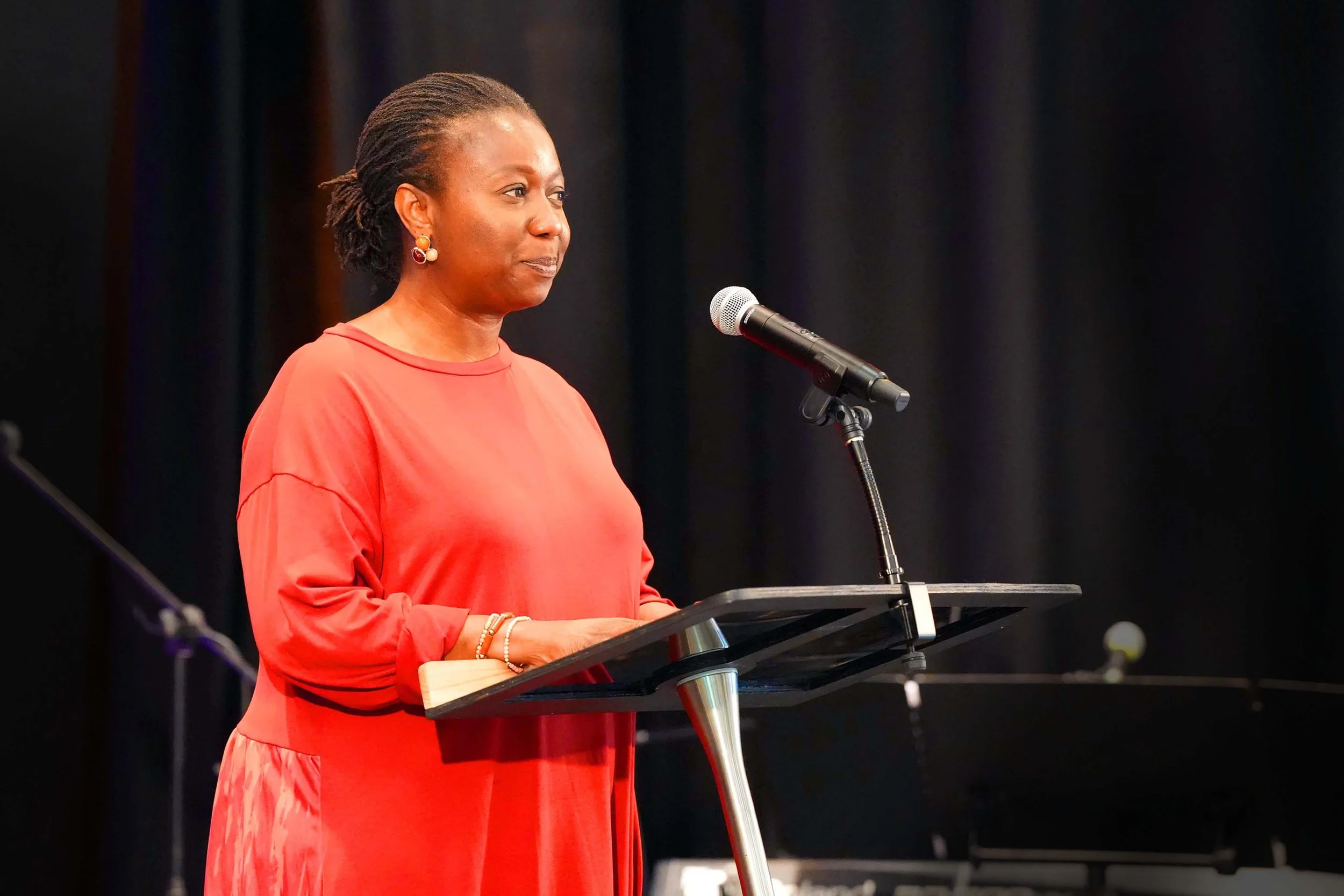 A women reads from the Bible during a Sunday Service at Grace Community Church in Kempston, Bedford. #Community #Church #Bedford