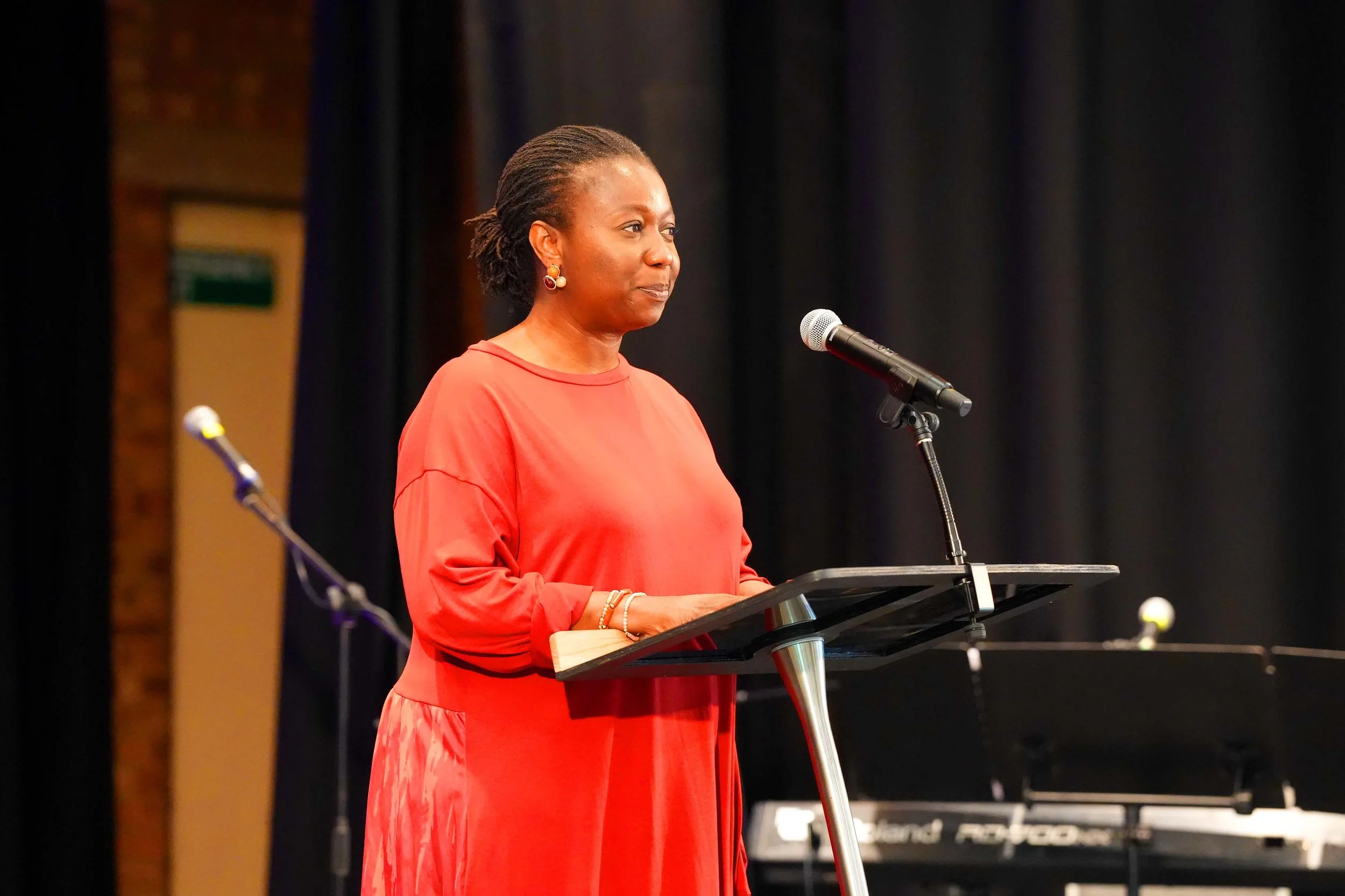 A church member reads from the Bible during a Sunday Service at Grace Community Church. #Grace #SundayService #church