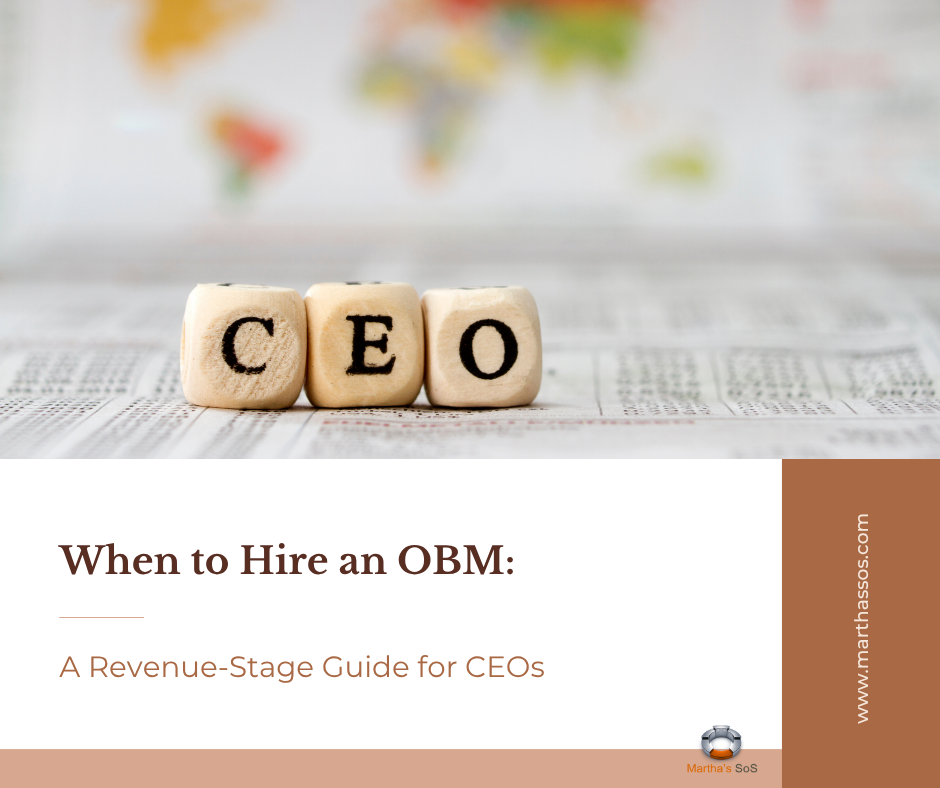 When to Hire an OBM: A Revenue-Stage Guide for CEOs