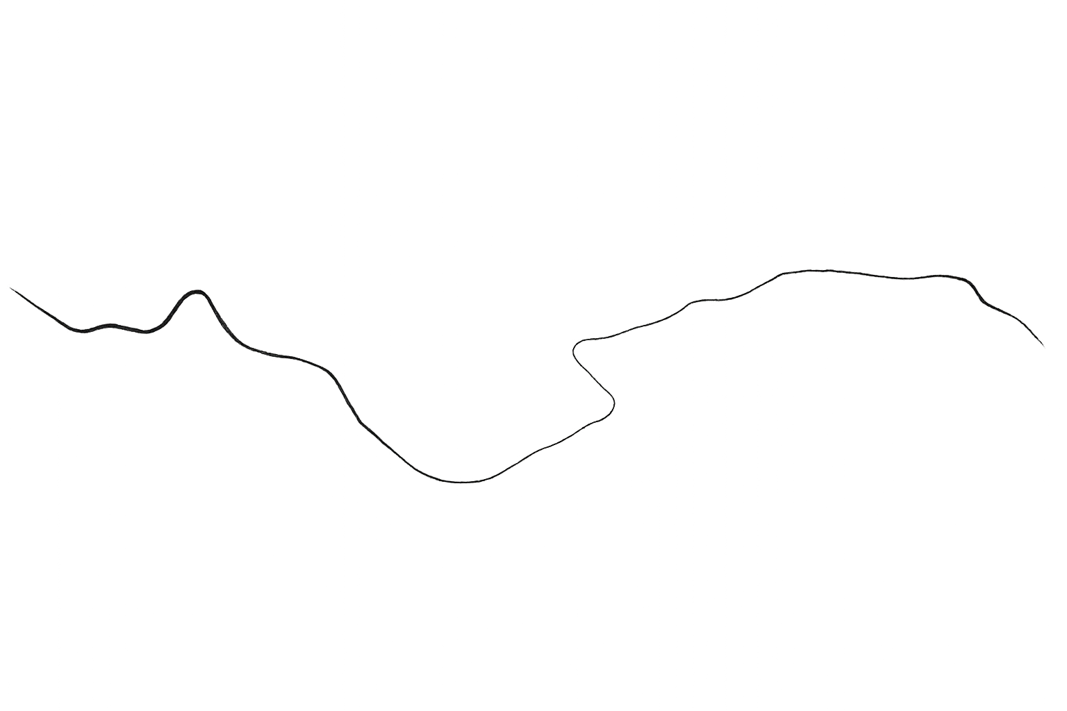 Grafico a linee che mostra variazioni di dati nel tempo, con due linee che si incrociano.
