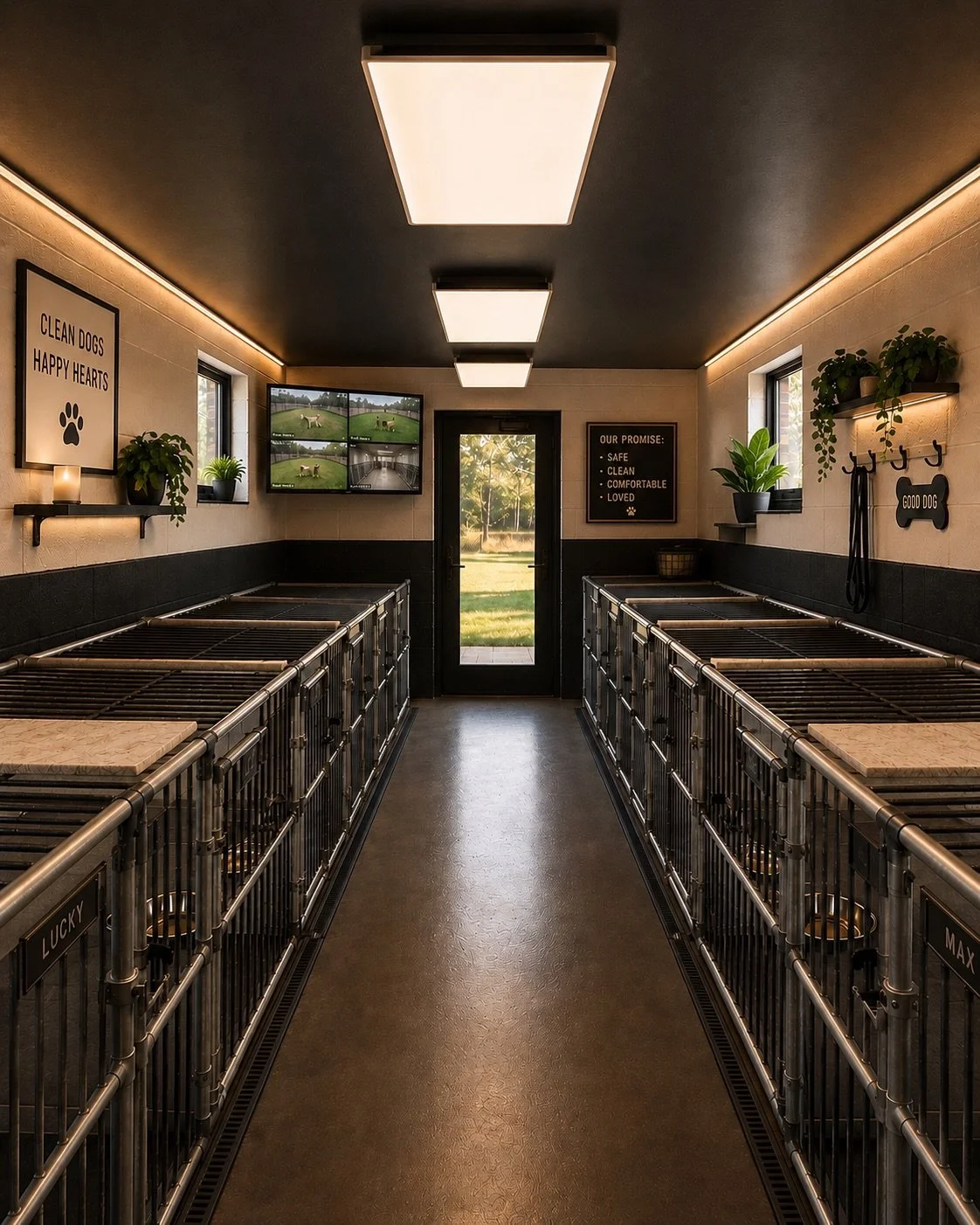 From basic kennel&hellip; to boutique canine club 🖤🐾

Construction starts this week and we&rsquo;re finally bringing our vision to life. Our goal is to create a space that feels:

&bull; safe
&bull; clean
&bull; cozy
&bull; elevated
&bull; and genu