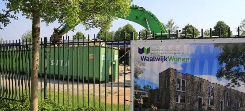 WaalwijkWonen eindelijk aan de slag op Oranjeplein