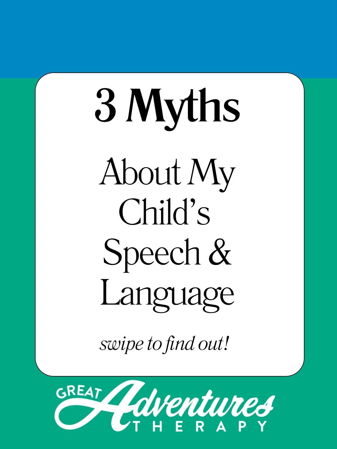 Myths about speech and language! Swipe to see! 

#speechtherapy #speechpathology #languagelearning #pediatrictherapyoffice #toddlerspeech