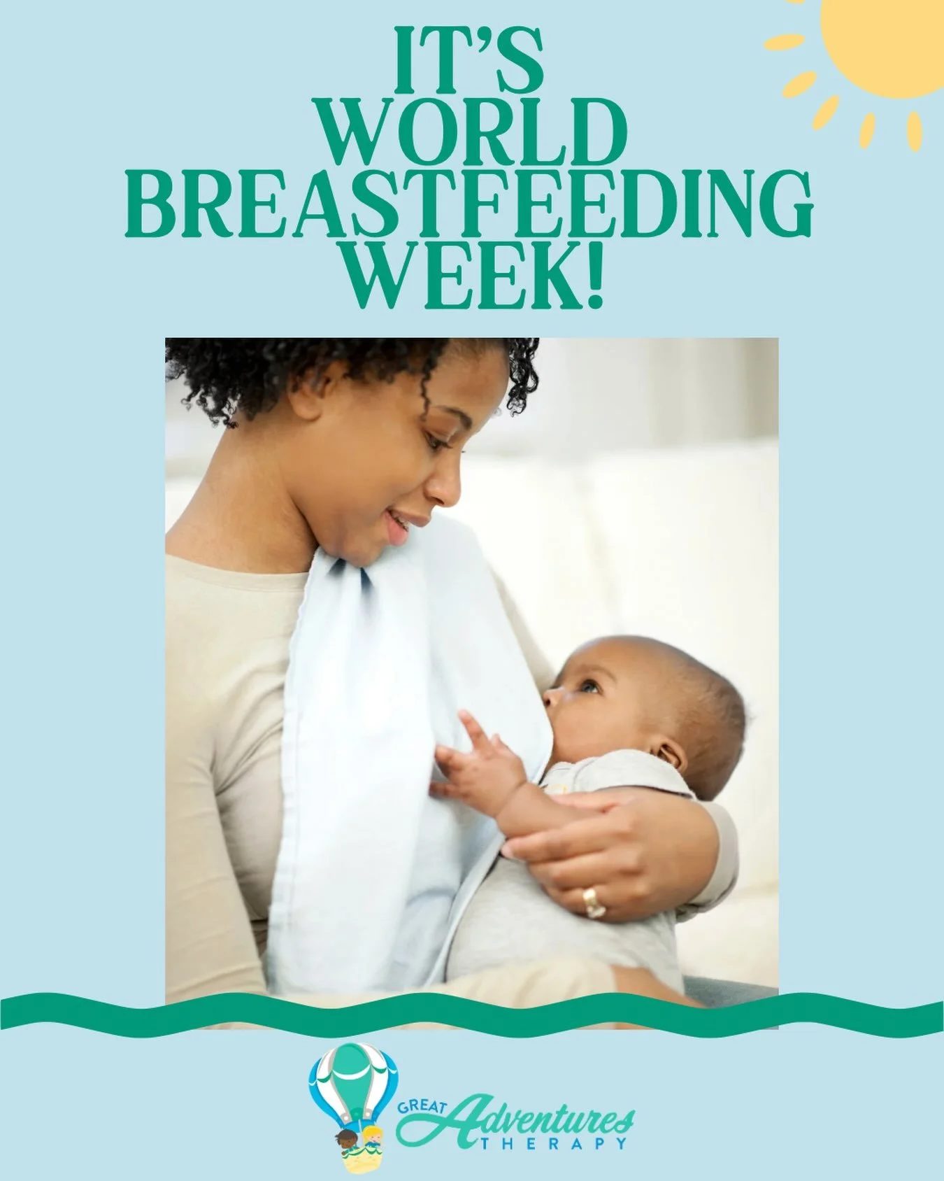 Breastfeeding is about so much more than feeding a baby. It is a way to practice coordination, develop and strengthen the jaw, tongue, lips, and cheeks, learn how to regulate and respond to hunger and fullness cues, and build connection. 

Happy Worl