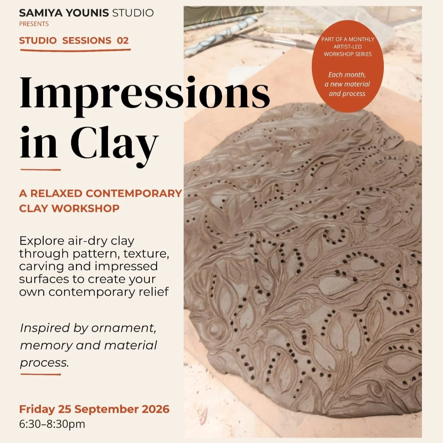 Impressions on Clay by Samiya Younis Studio