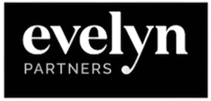 Evelyn Partners logo on black background
