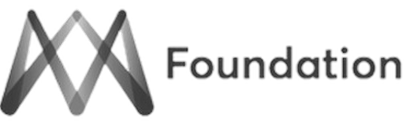 Logo of the XXX Foundation with stylized 'XXX' symbol and the word 'Foundation' next to it.