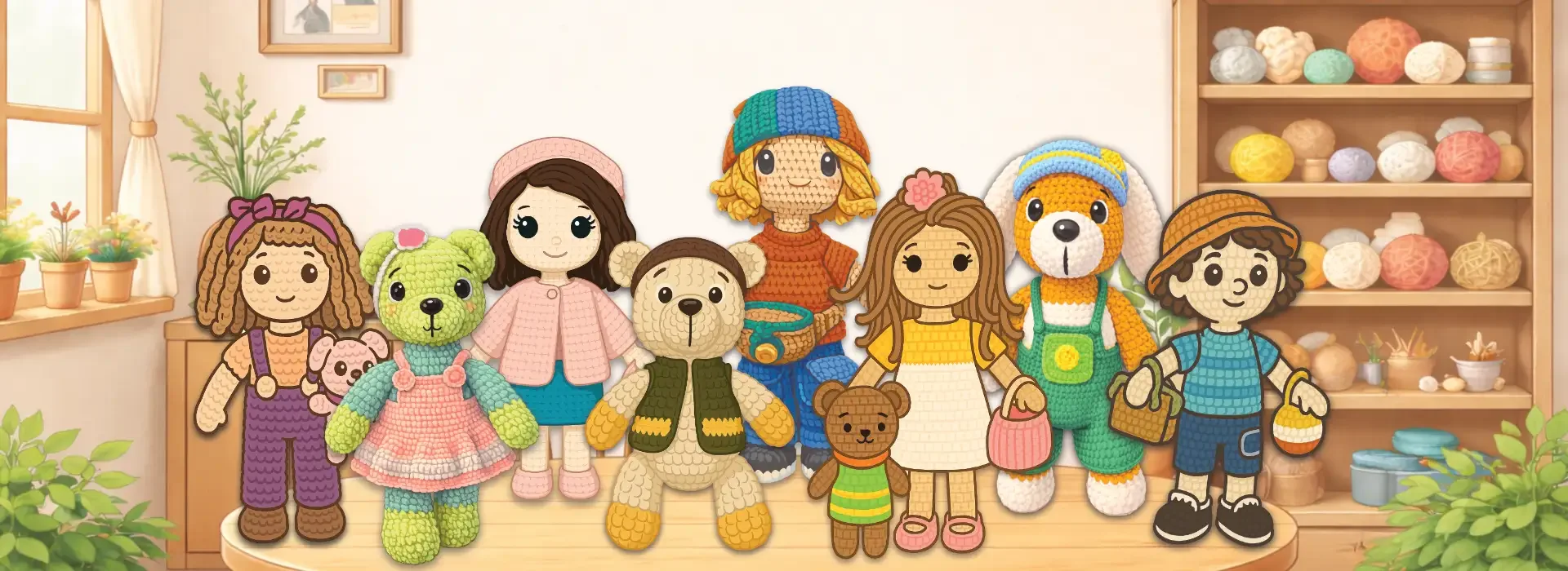 Découvrez des oursons, poupées et marionnettes réalisés à la main avec soin pour apporter douceur, imagination et réconfort.