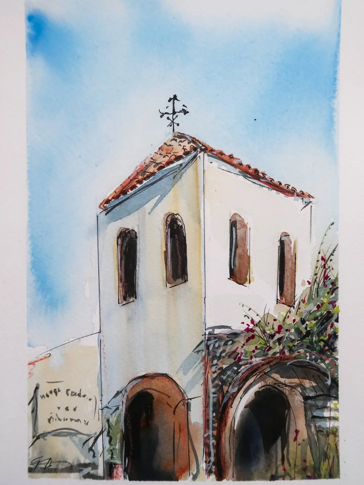 'Punta Sur' - Tarifa, Spain 

20x29 

Watercolour on paper