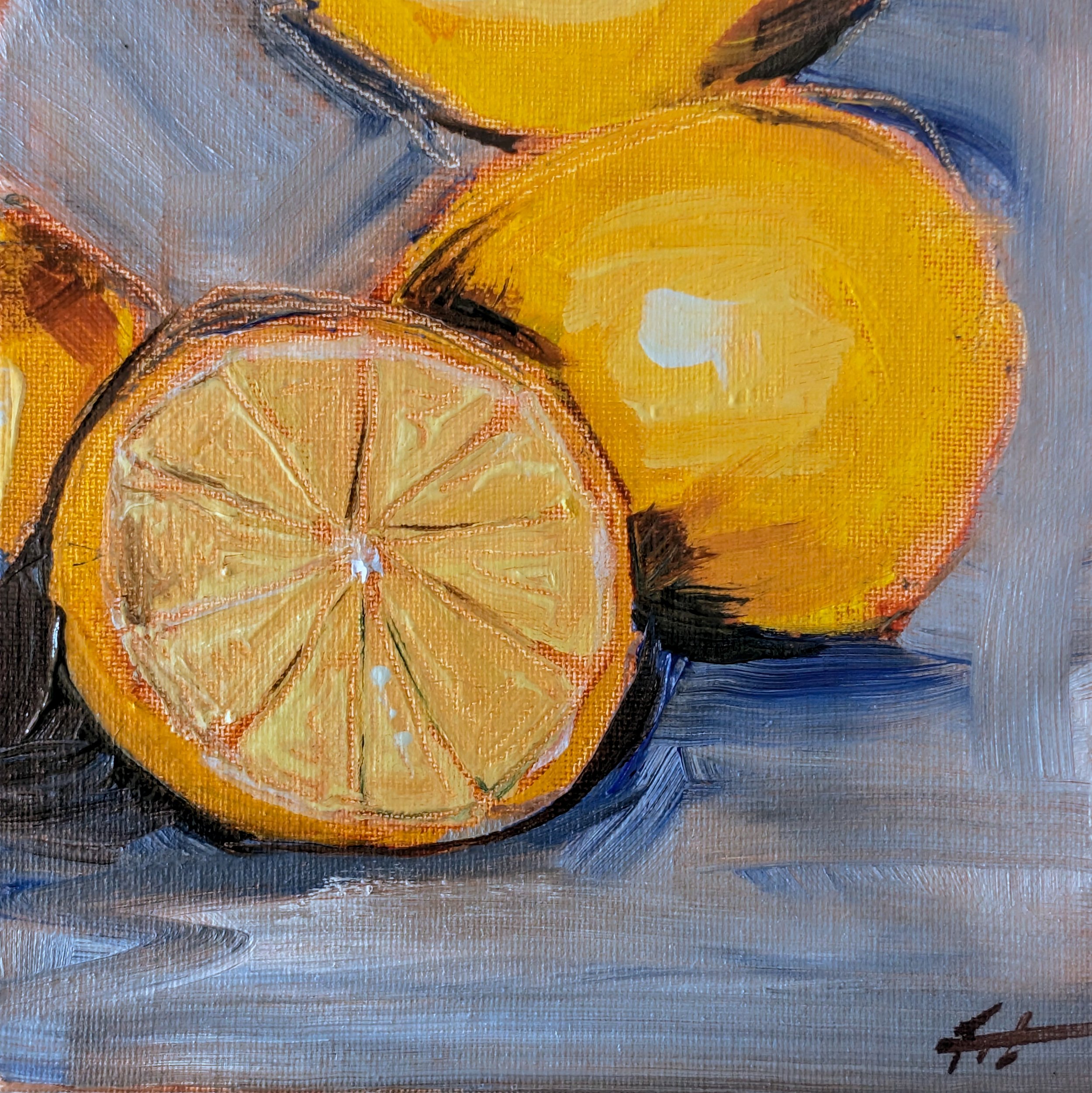 Cut lemon 