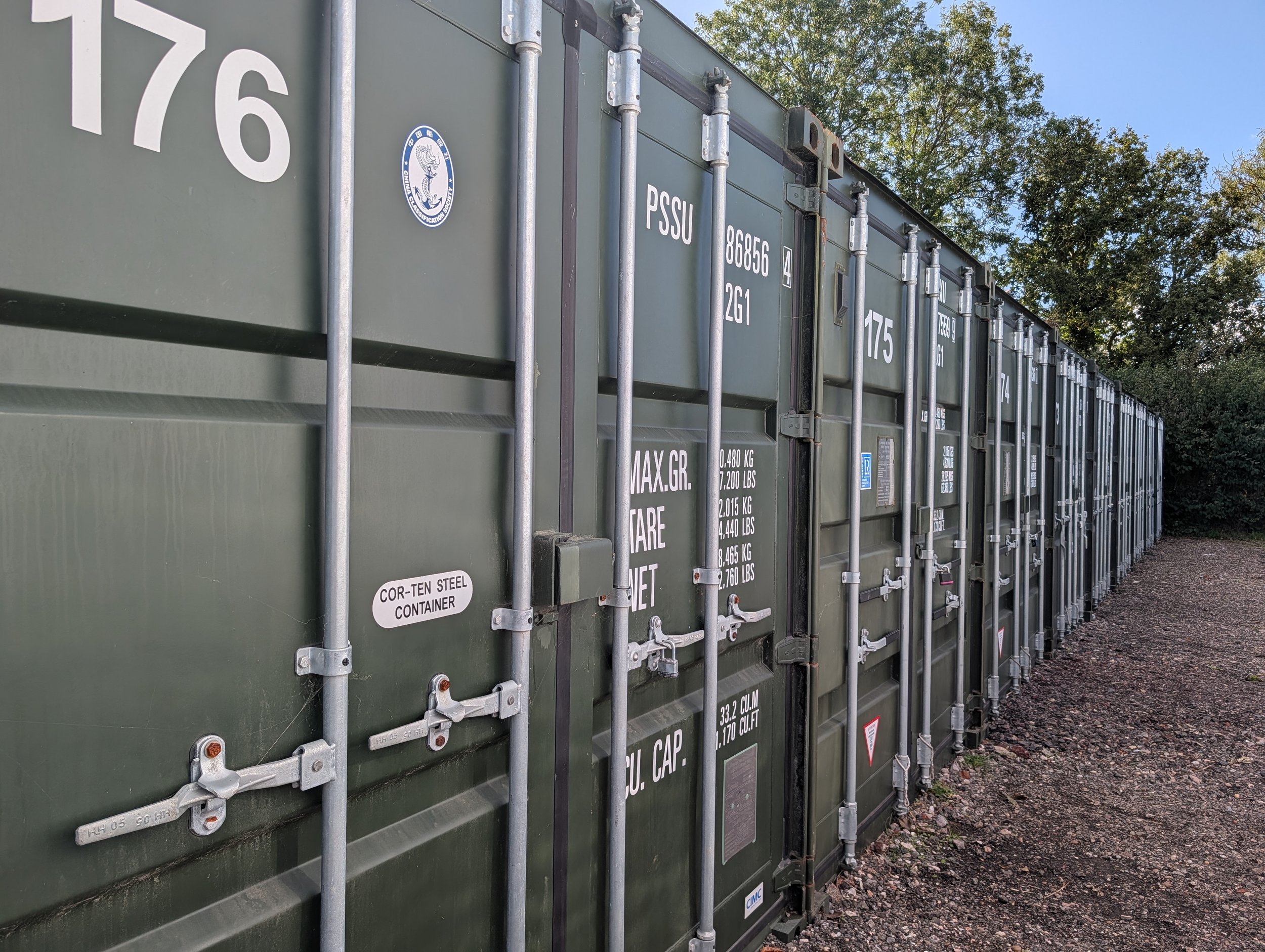 Storage containers in Exmouth