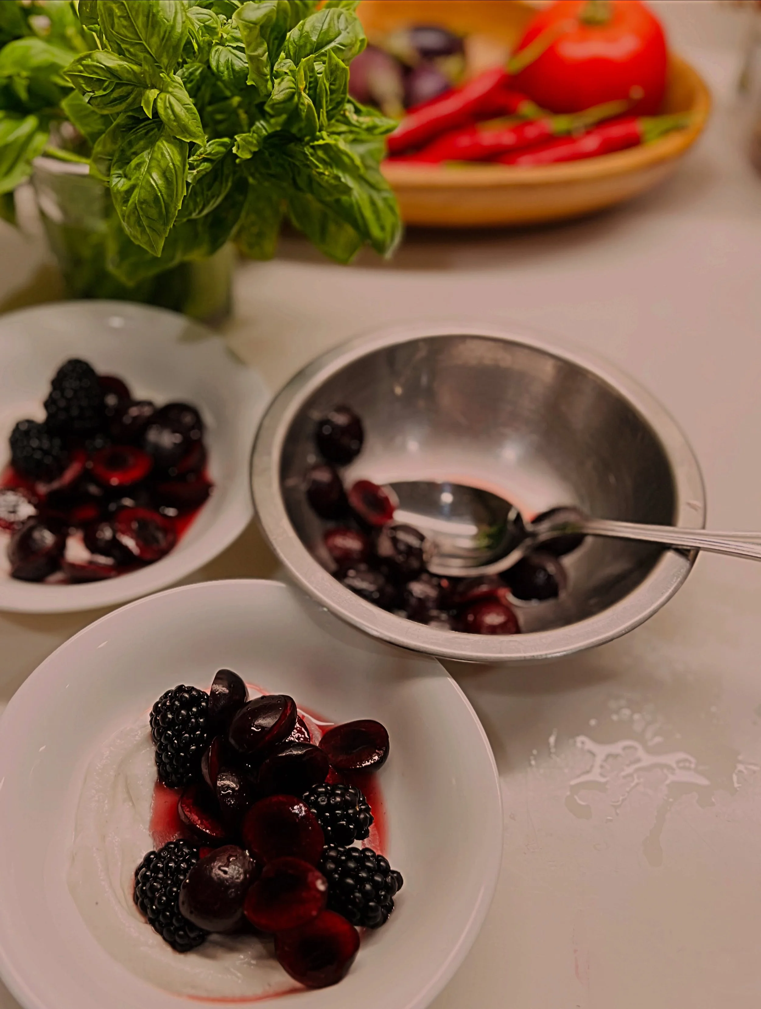 Simple summer days 🍒 #privatechef
