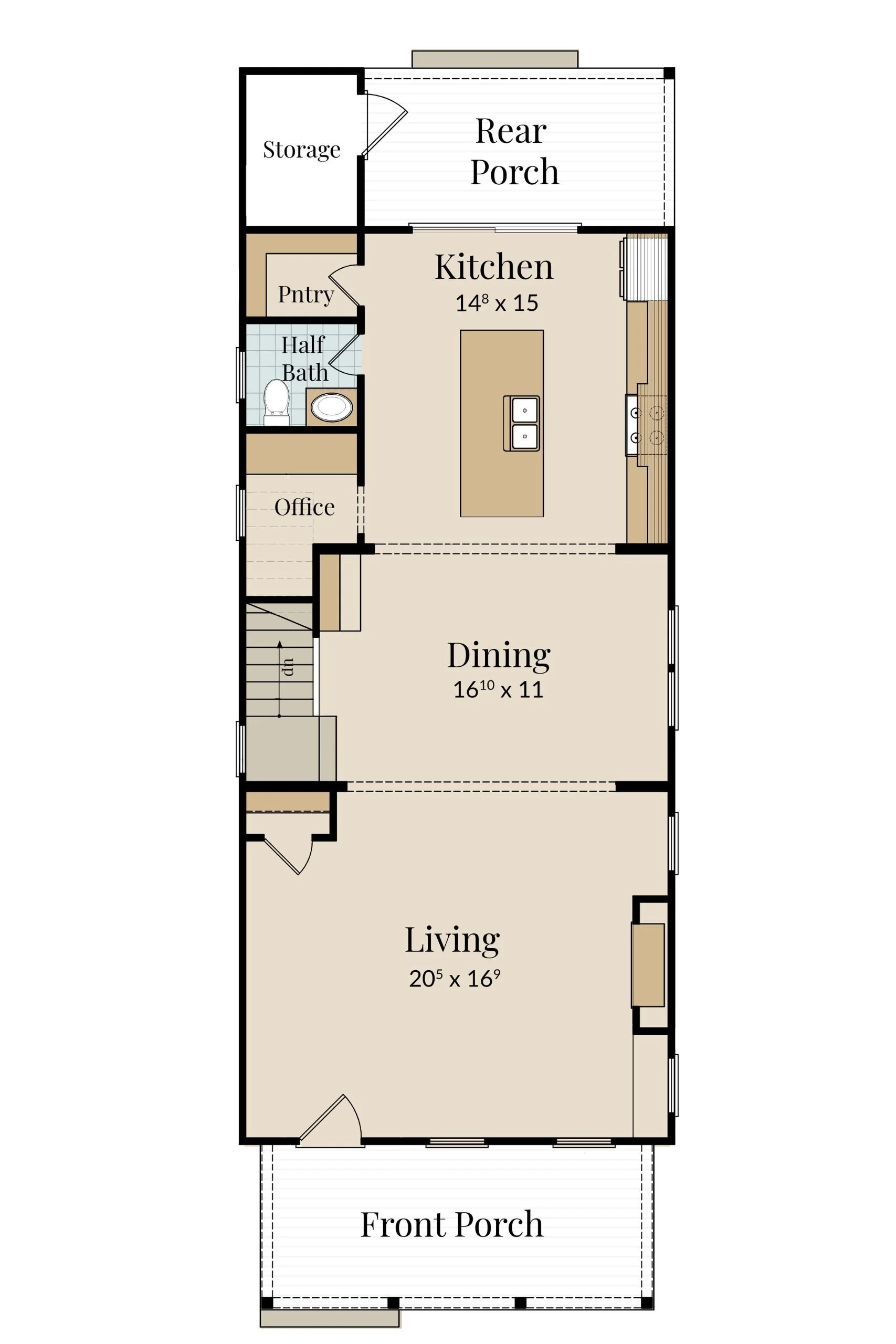 Montclair floorplan Lot 3