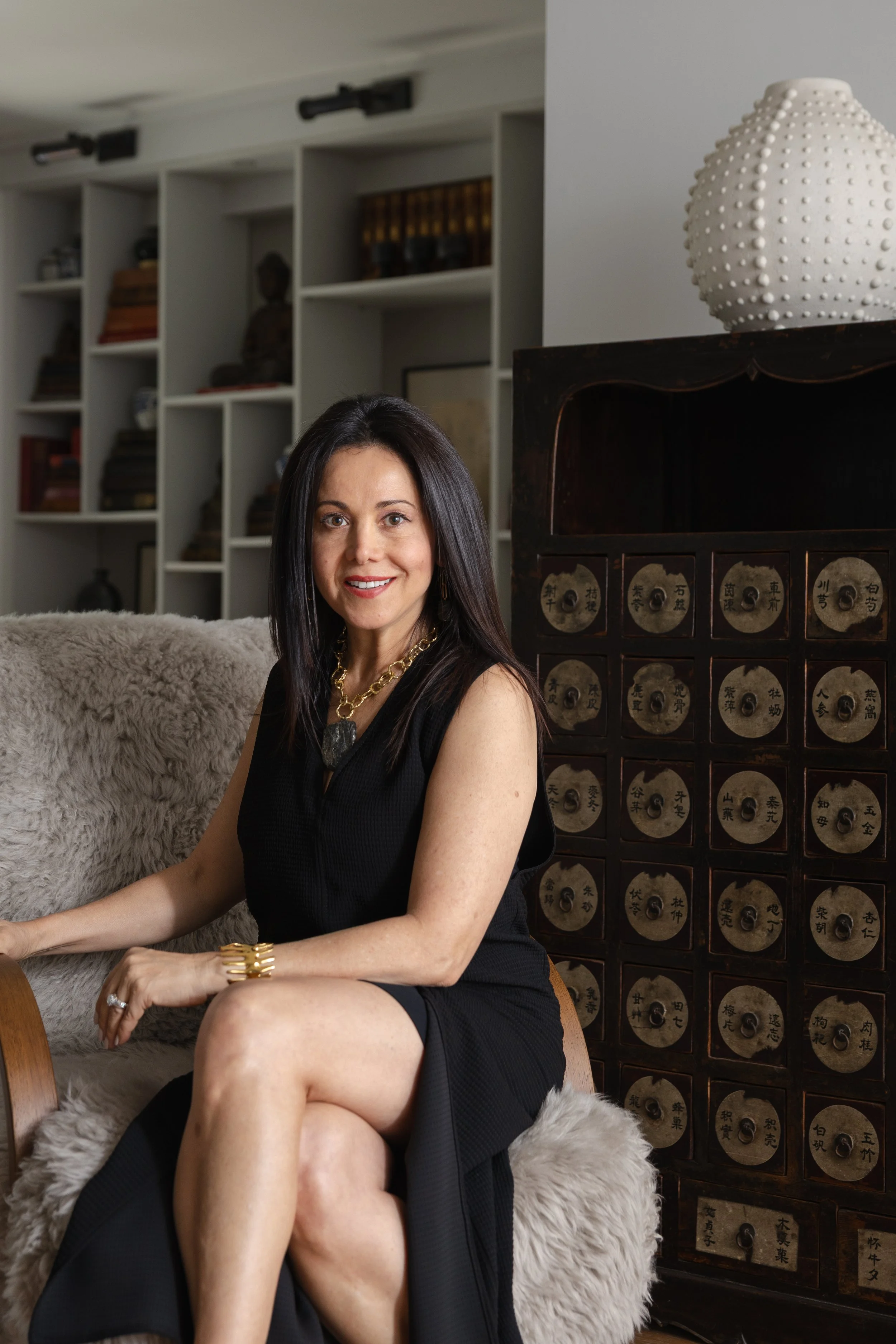 Milena Fay - Founder and Principal Designer of Matte & Gloss Interiors, a full-service residential interior design studio serving Chicago, the North Shore, and select projects beyond.