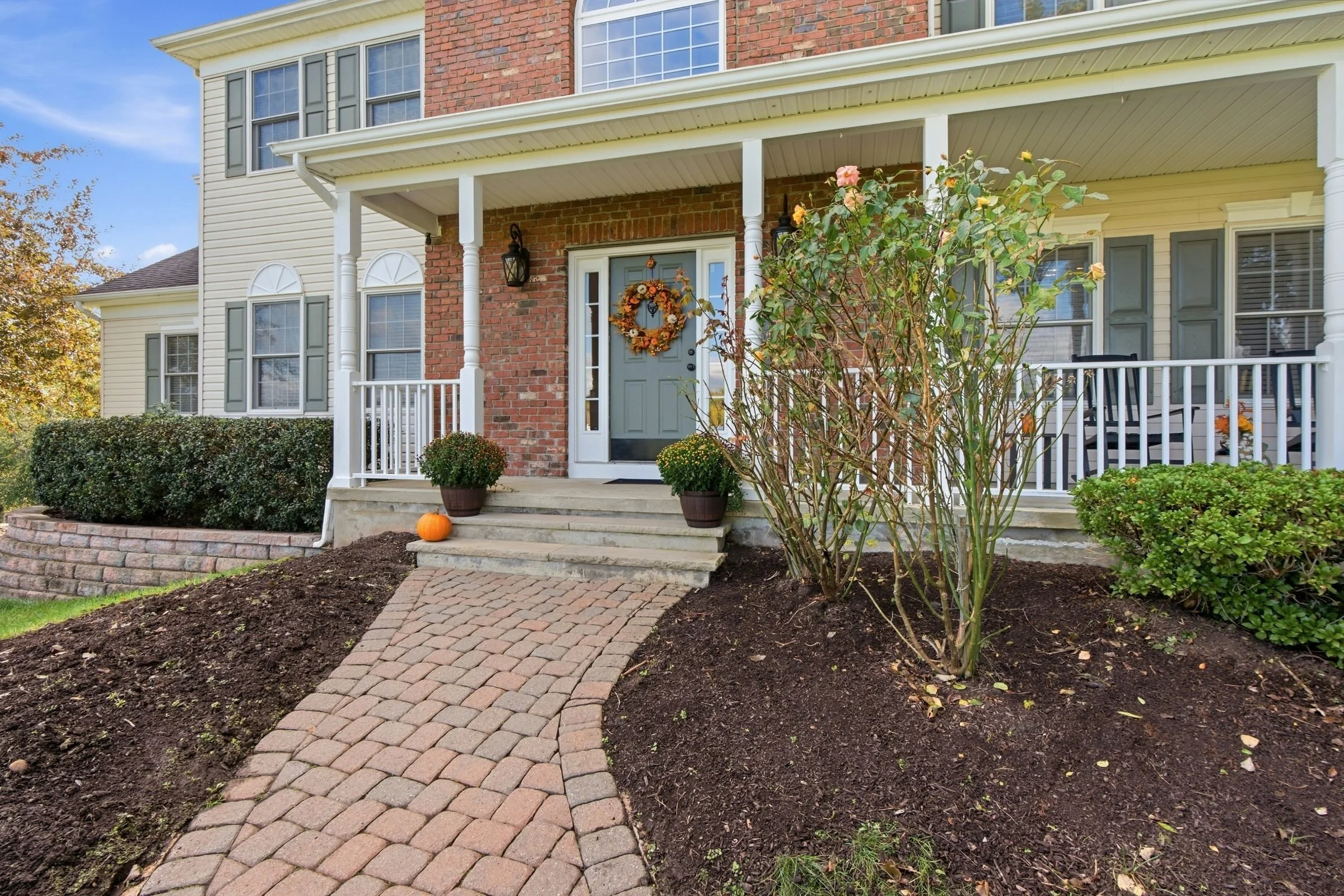 Front porch and entry