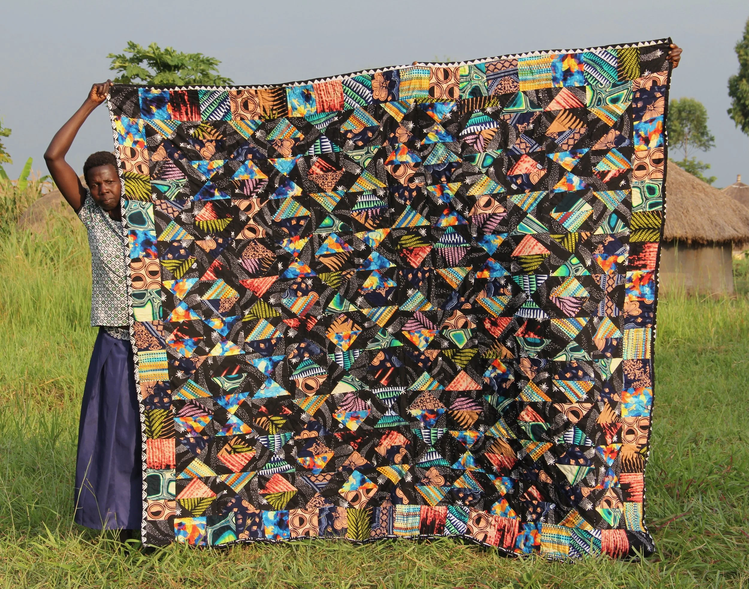 P28-26 Lalam Christine / Size 78" x 90" / 275,000ugx. / $75
