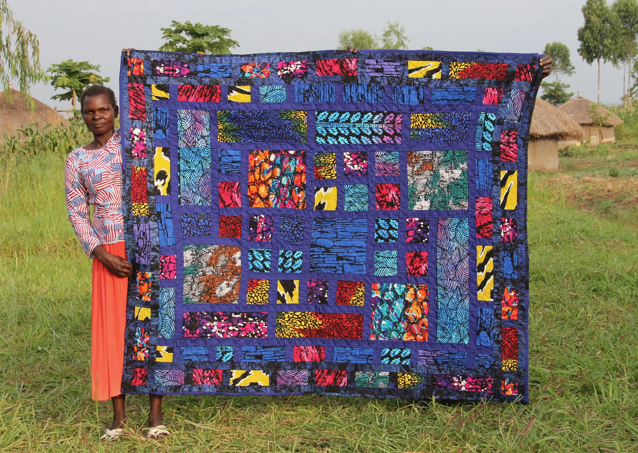 P 24-26 Apio Irene / Size 63" x 64" / 250,000ugx. / $61 