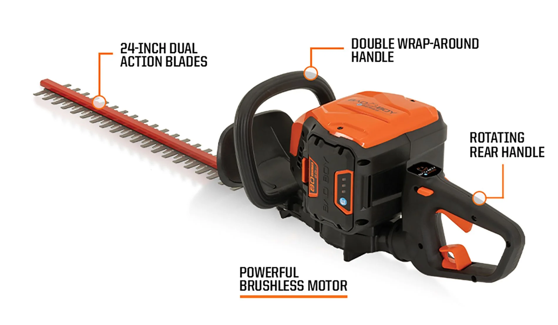 HEDGE TRIMMER + 2AH BATTERY + CHARGER