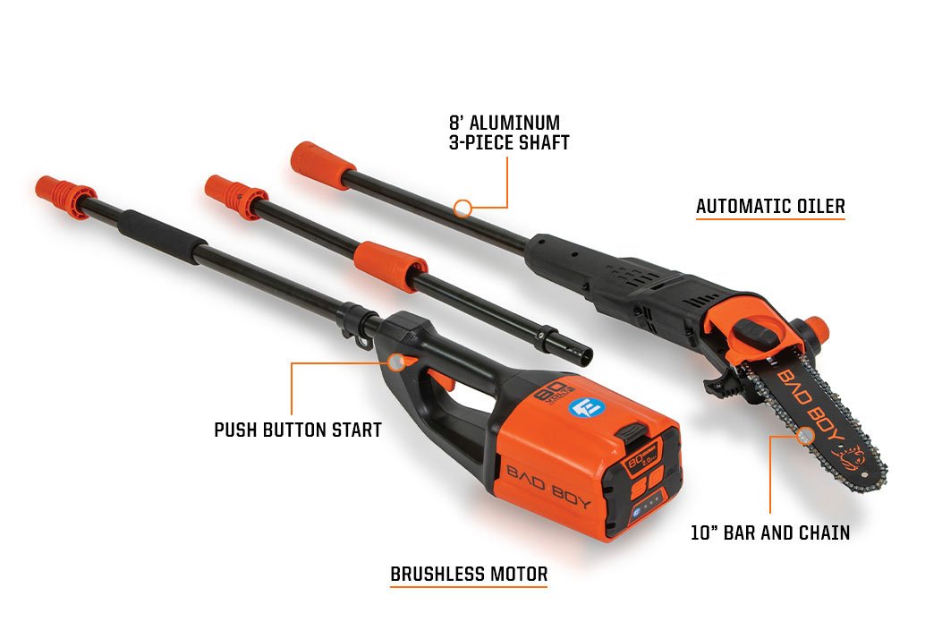 10" POLE SAW + 2AH BATTERY + CHARGER