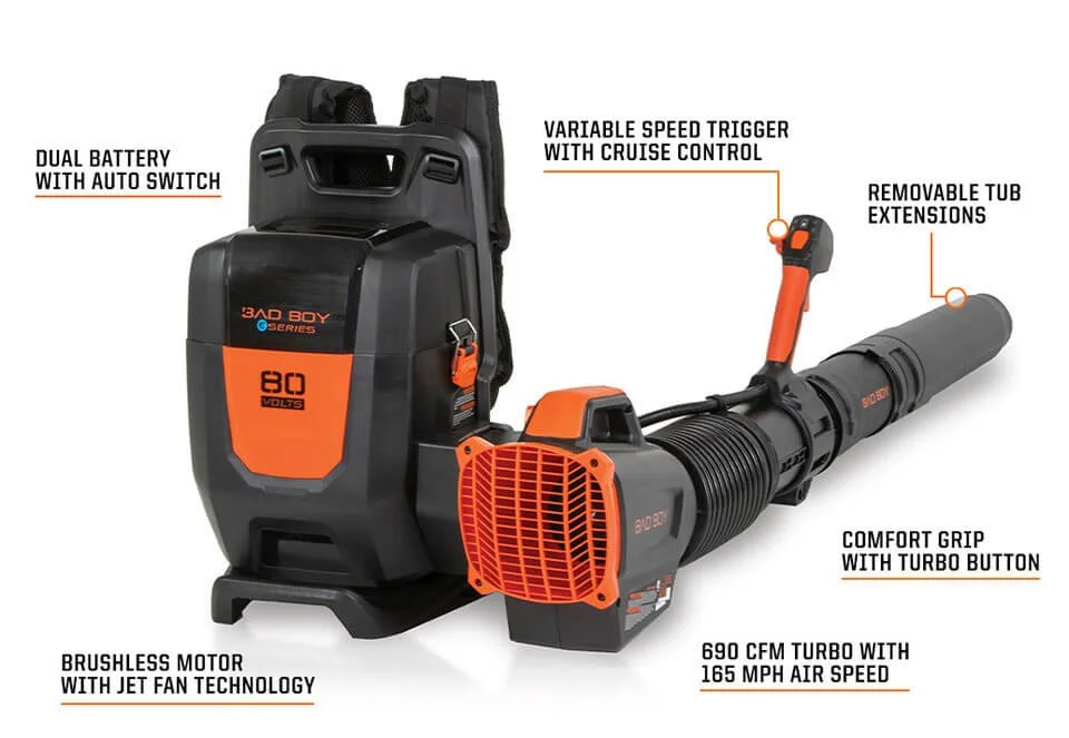 BACKPACK BLOWER + 5AH BATTERY + CHARGER