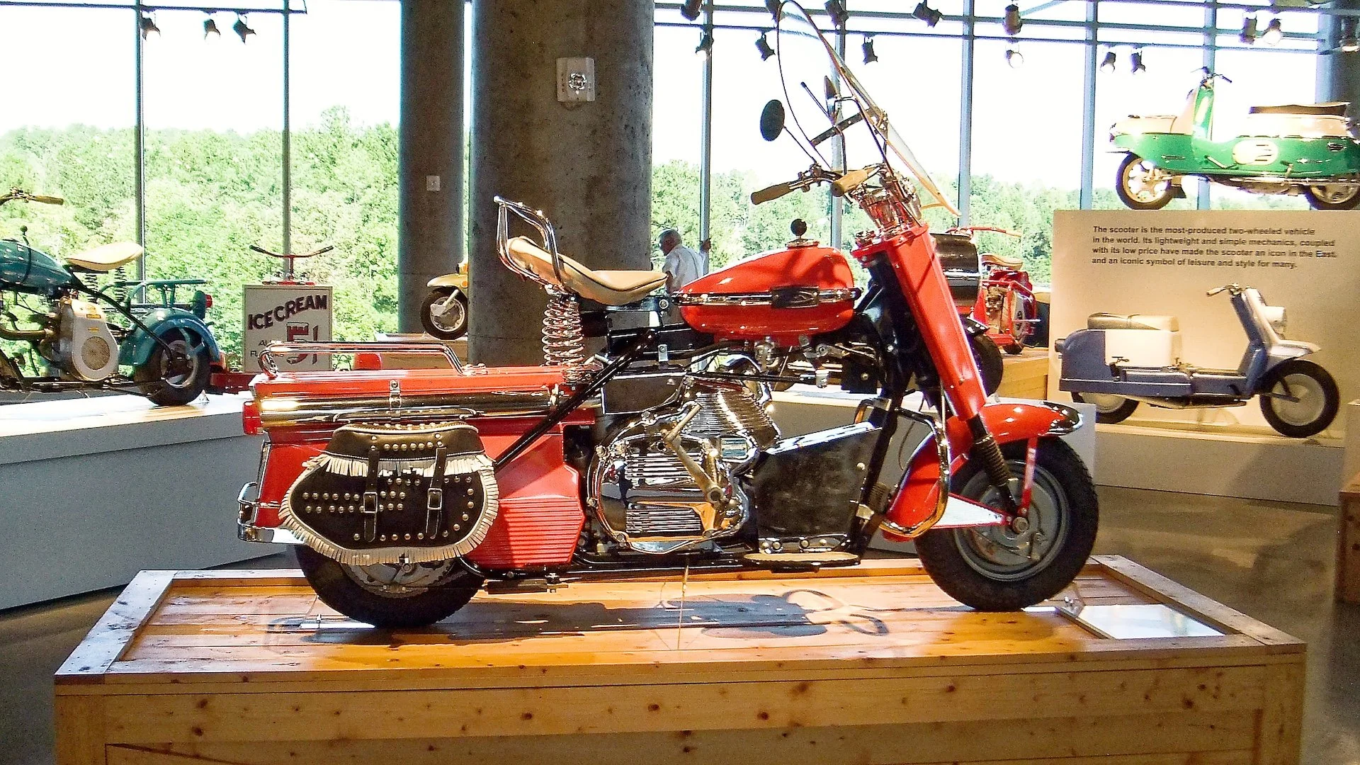 1965 Cushman Super Silver Eagle.