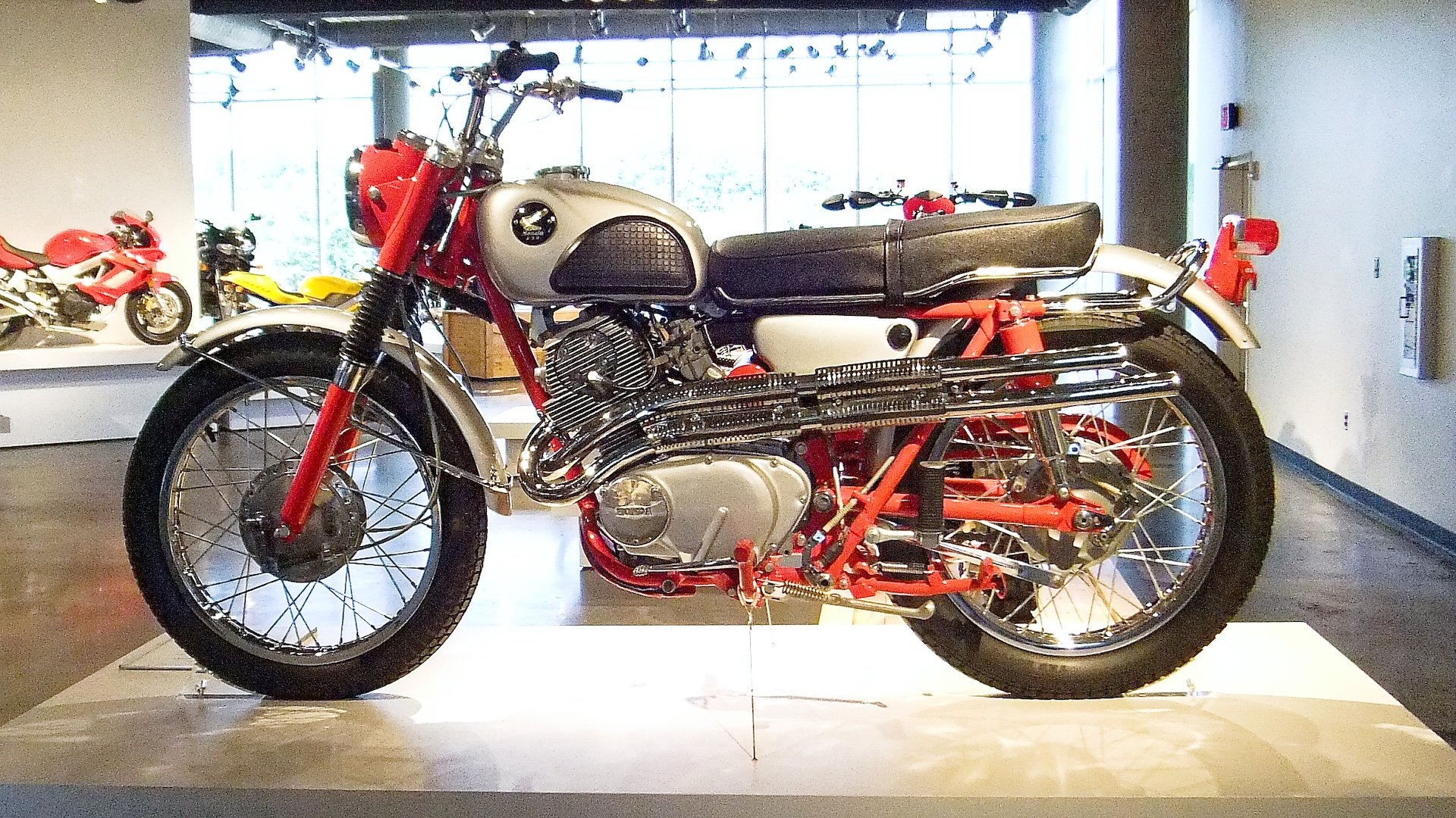 1962 Honda CL72 Scrambler.