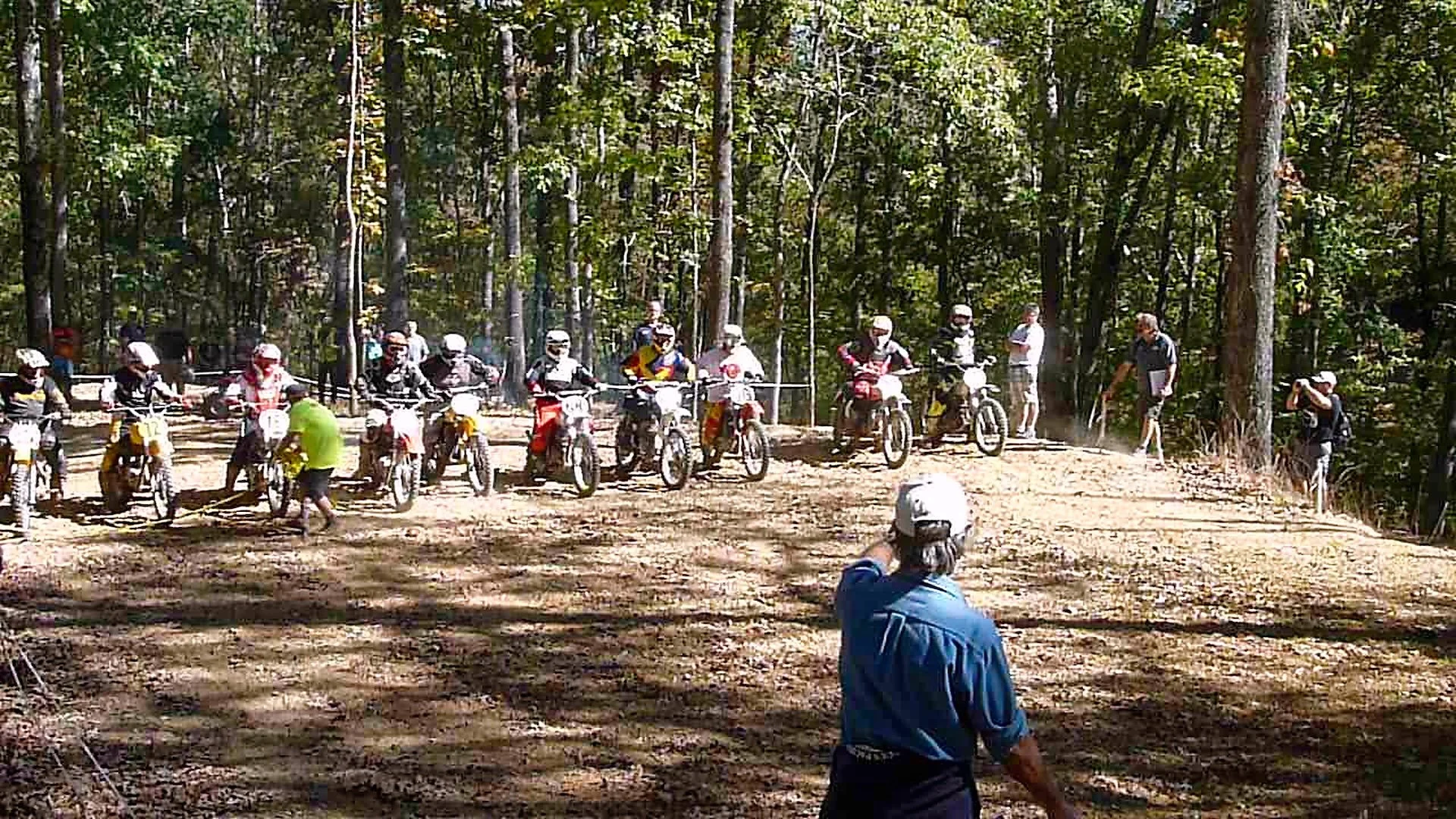 Starting the next heat. 