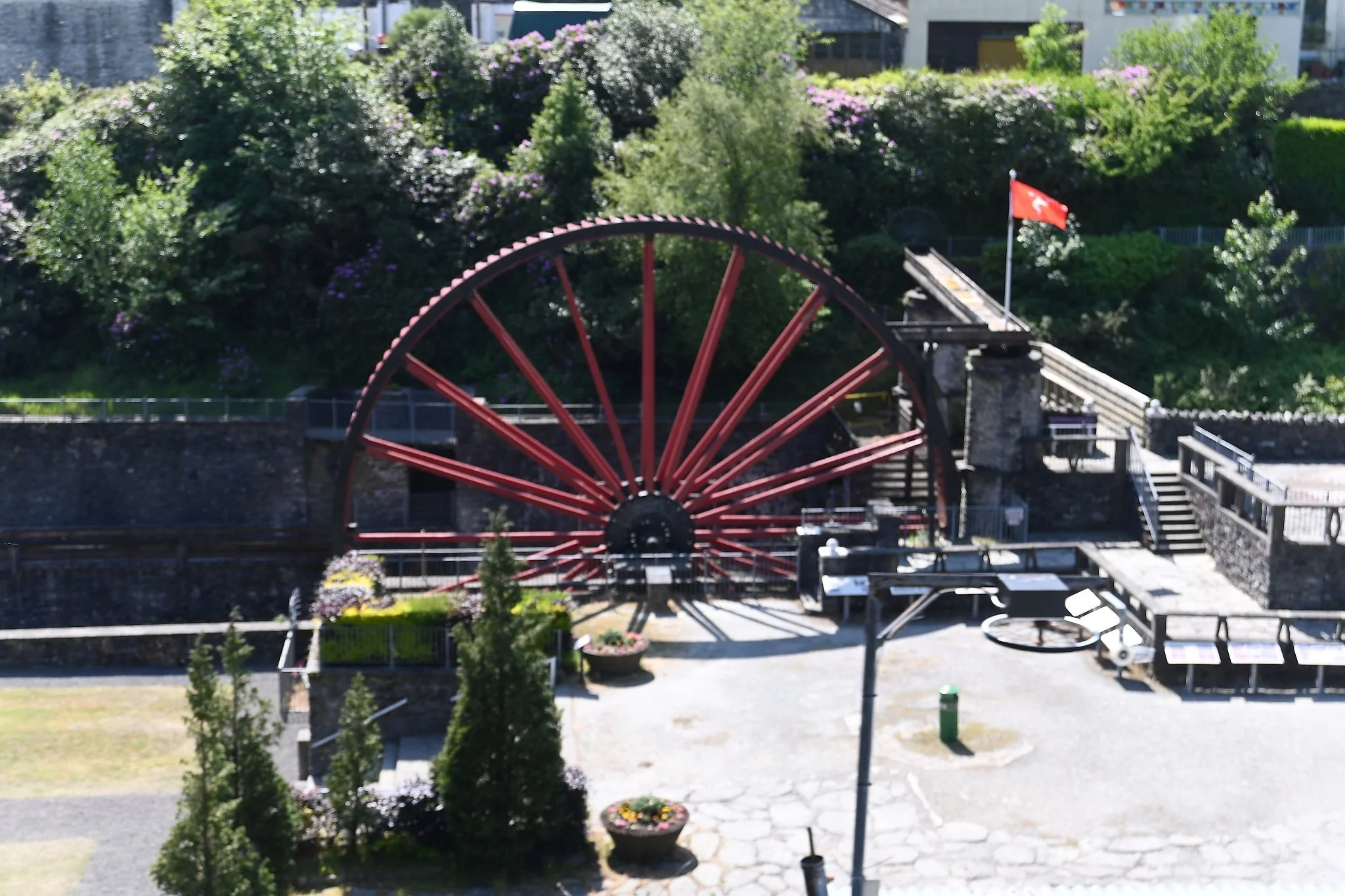 The Lady Evelyn Wheel is the smaller of the two wheels. Unfortunately, i didn't get a picture of the other wheel.  I'll save that for the next trip to the island.