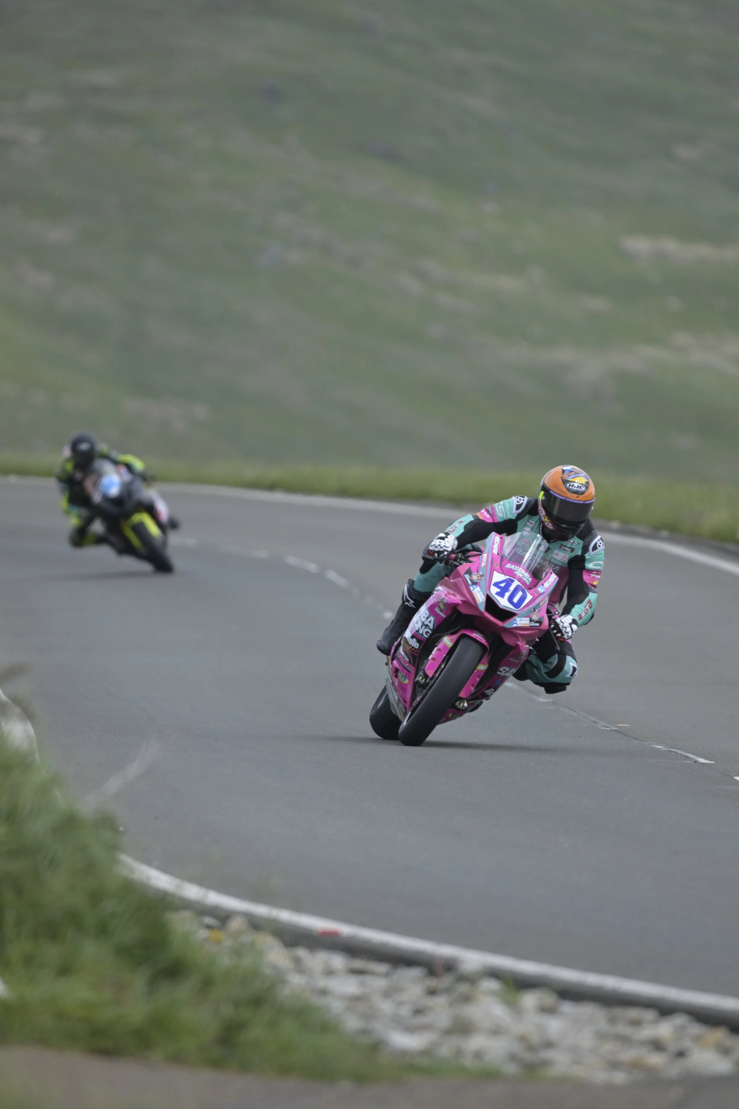 Monster Energy Supersport TT Race 2. #40 Maurizio Bottalico - Yamaha YZF-R6 - Crowe Performance/Basomba Racing. Photo taken at Bungalow. 