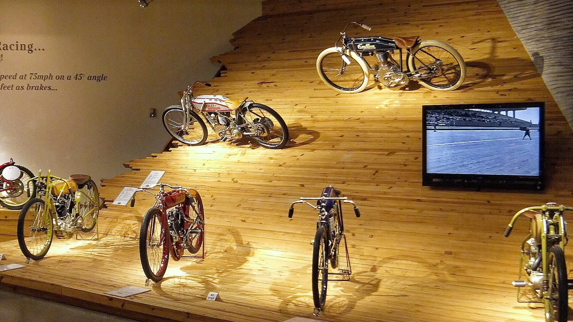 Early Board Track race bikes.