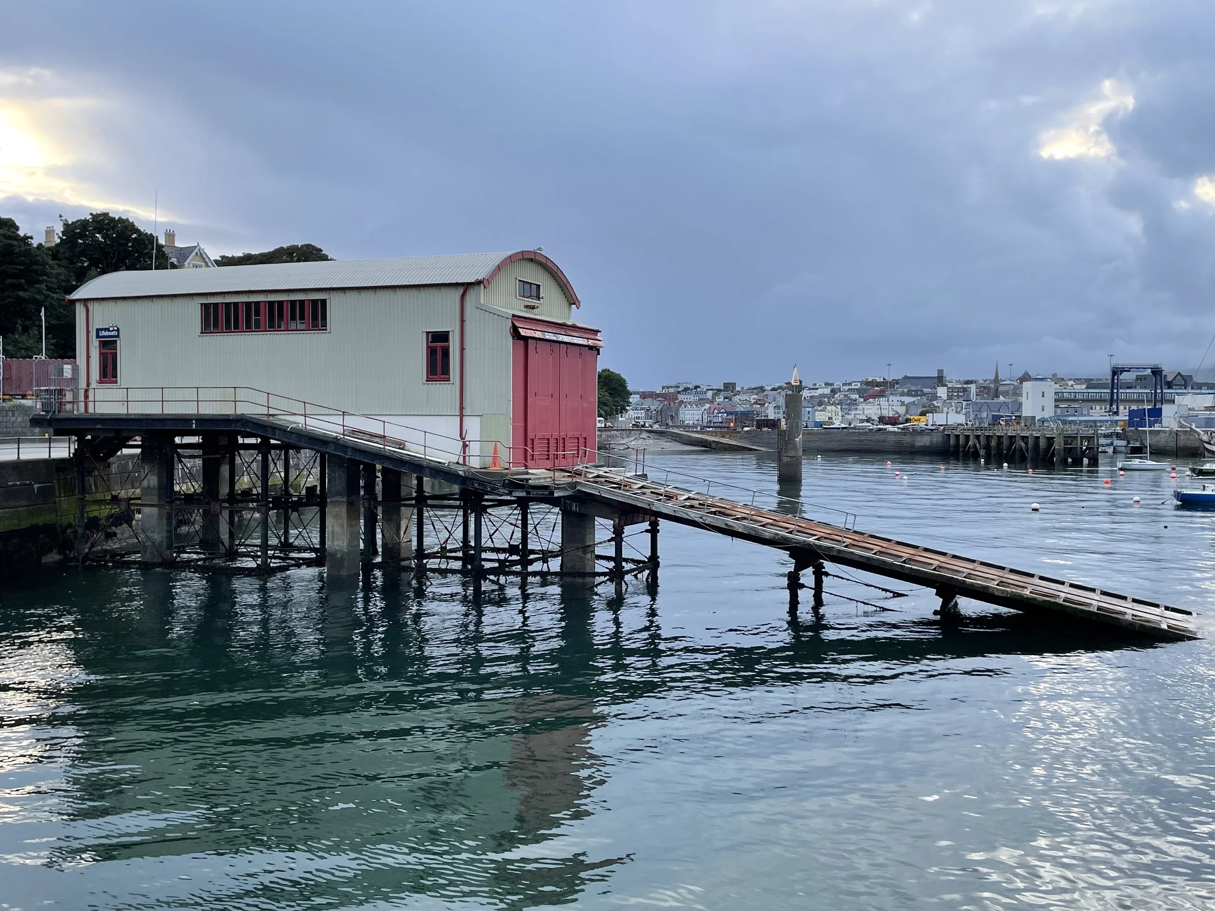 Many of the RNLI Lifeboat stations use the ramp system to launch their boats.
