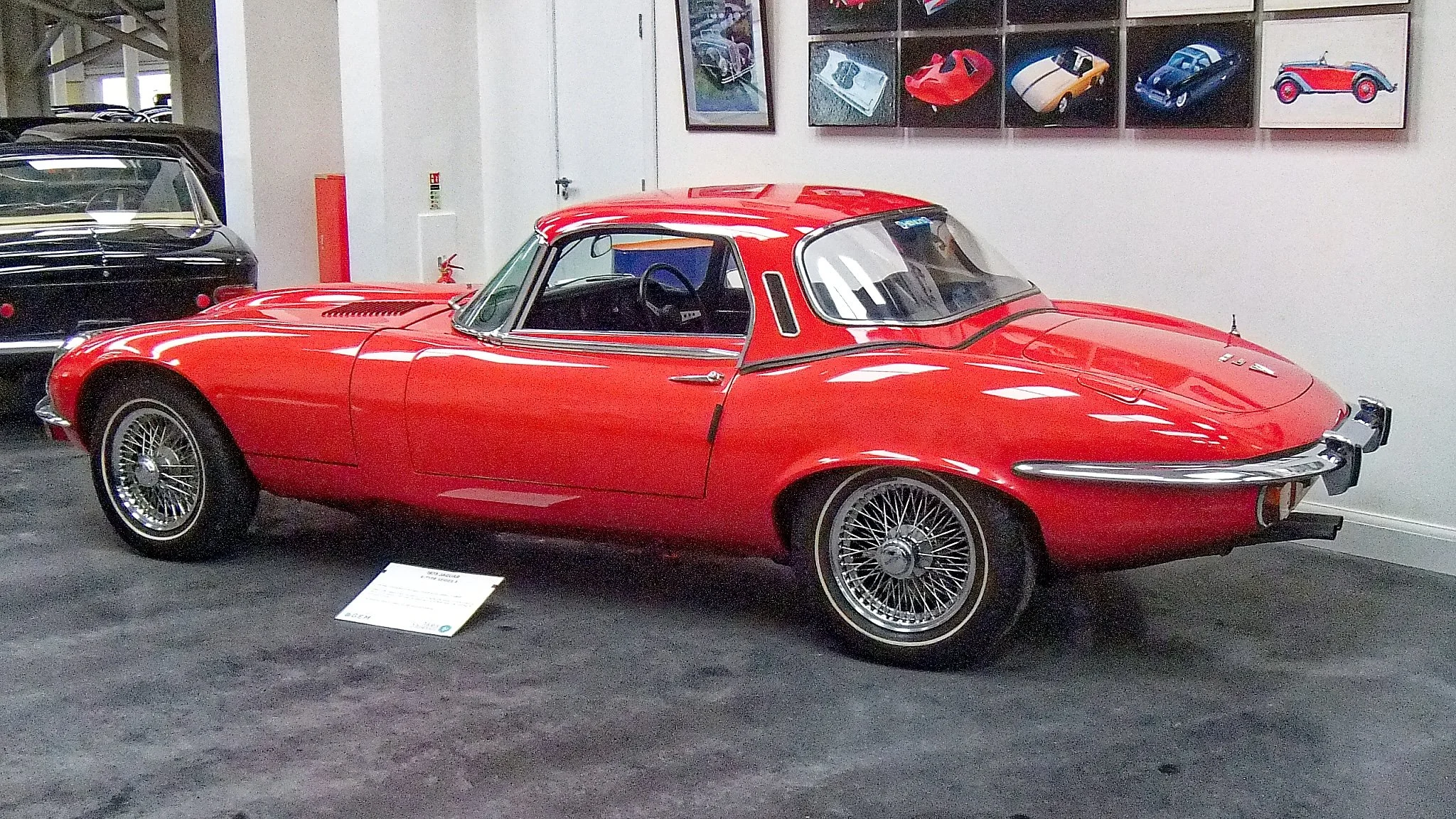 Of course they would have an XKE on display. 