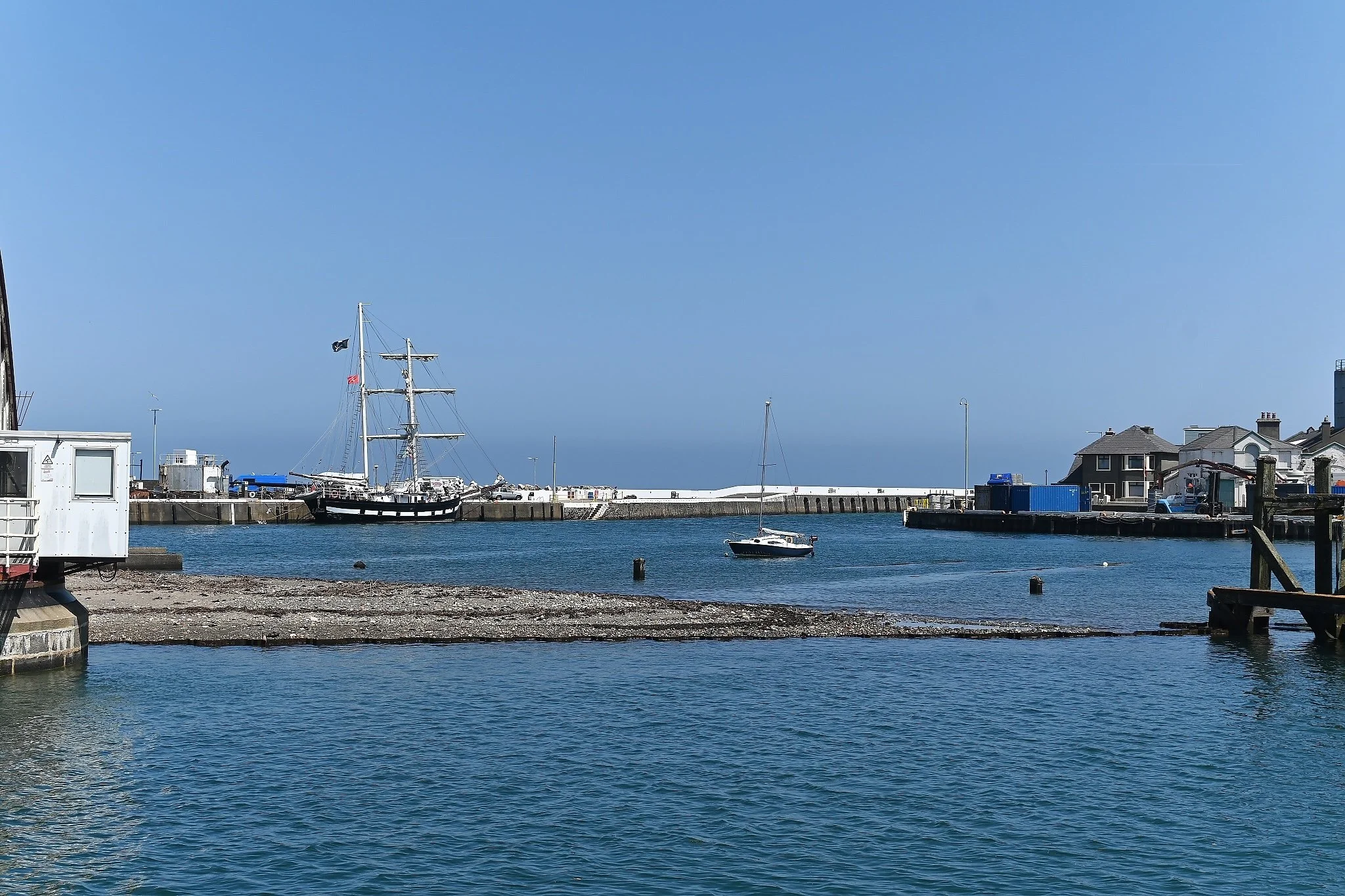The harbor at Ramsey.
