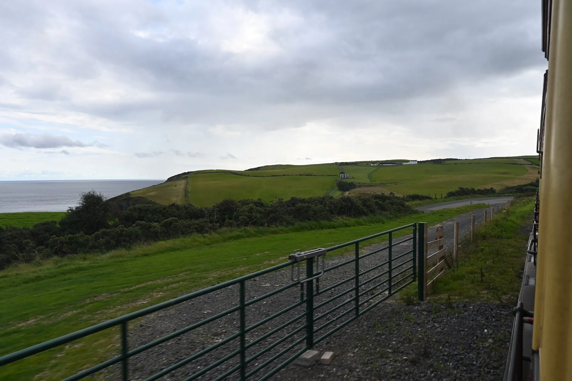 Heading along the south coast of the island towards Port Erin.